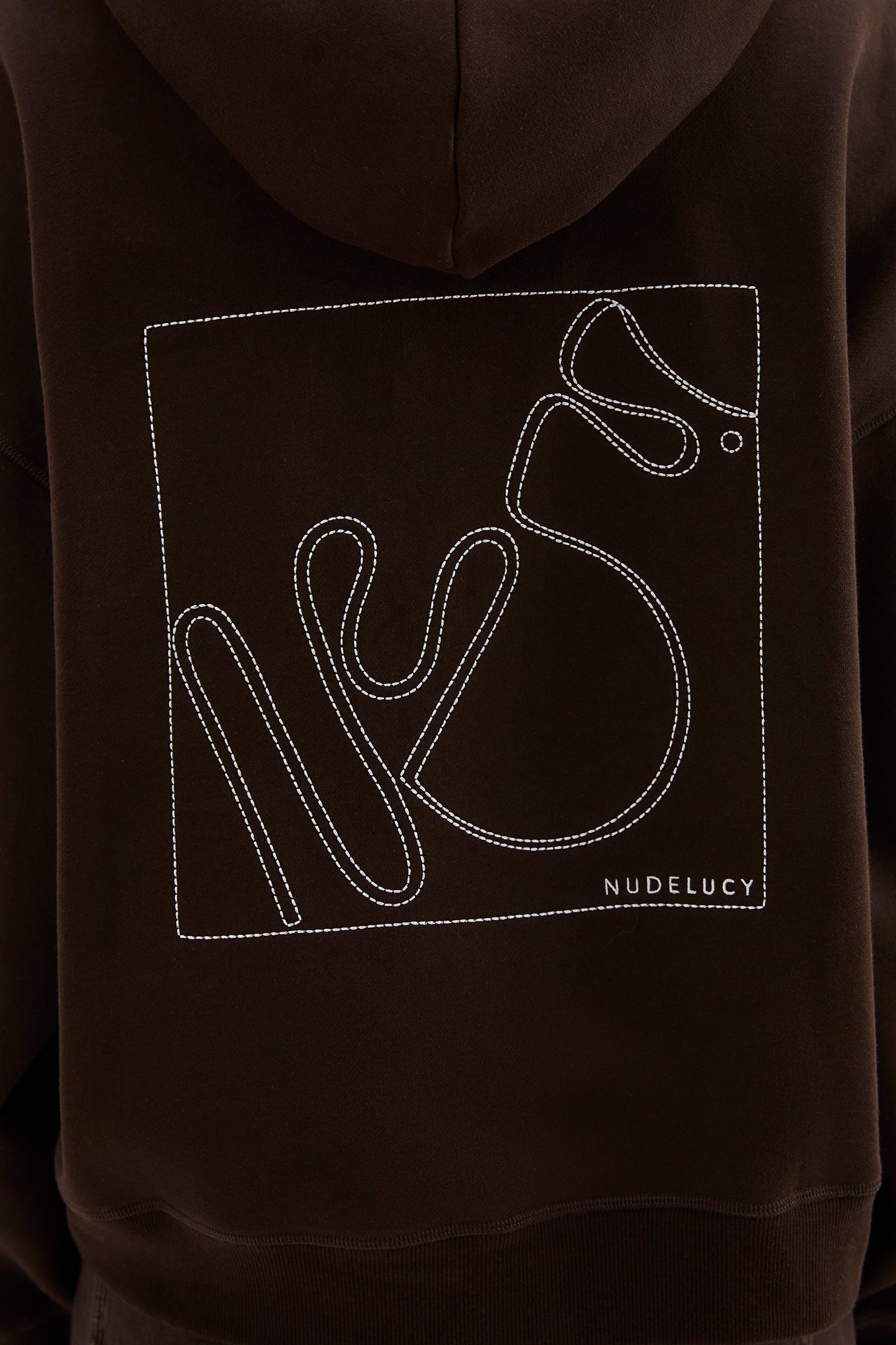 Nude Signature Hoodie Espresso 