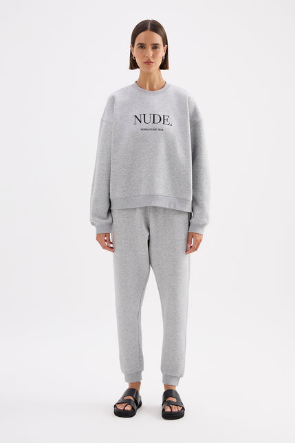 Carter Classic Sweat Grey Marle 