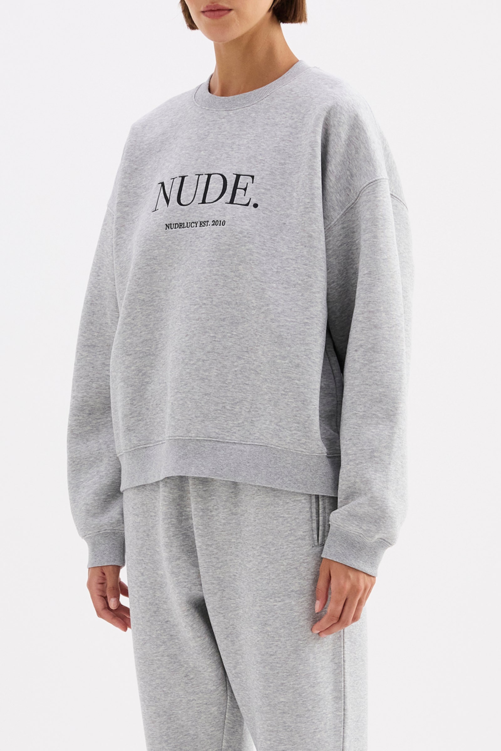 Carter Classic Sweat Grey Marle 