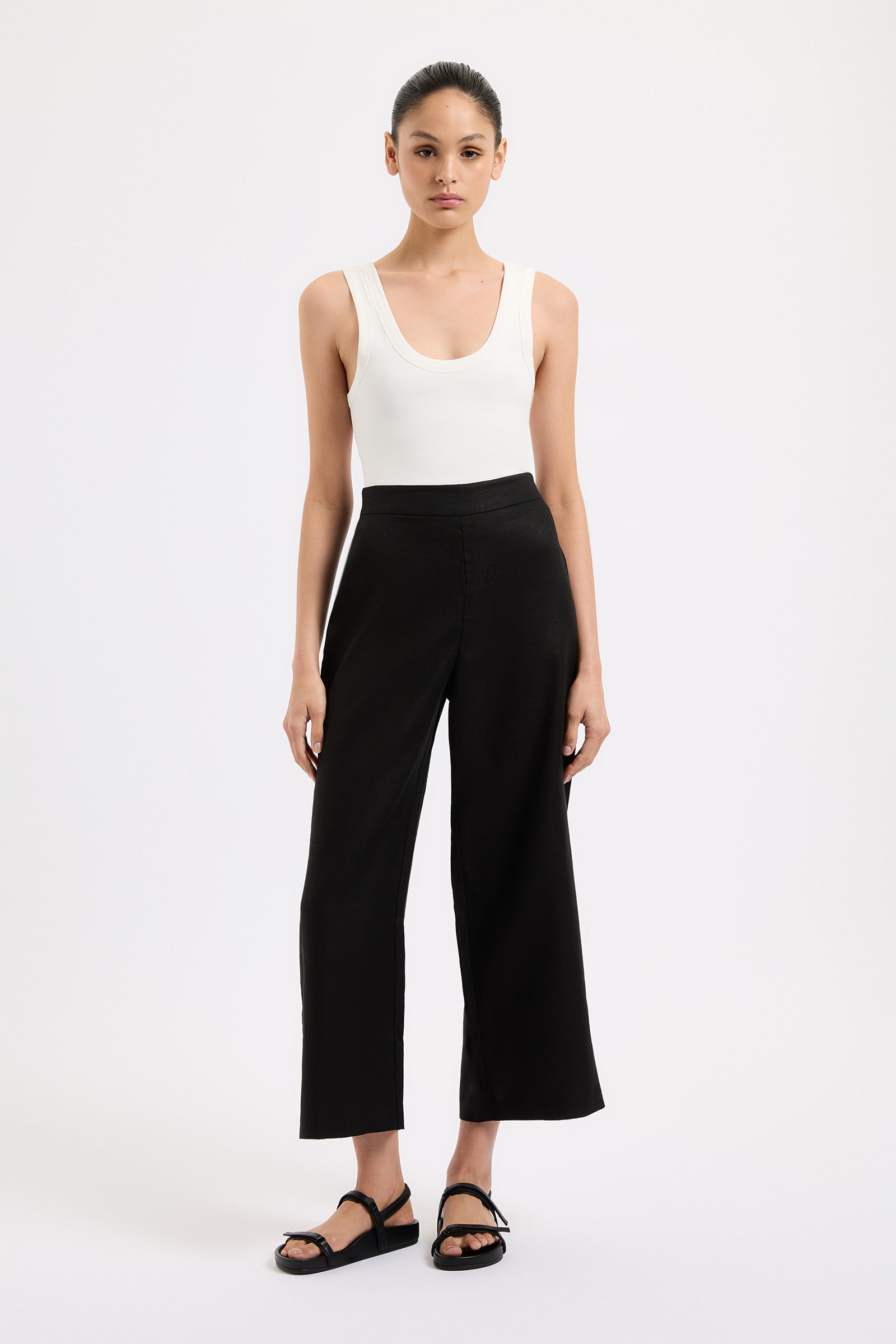Organic Tank Bodysuit White 