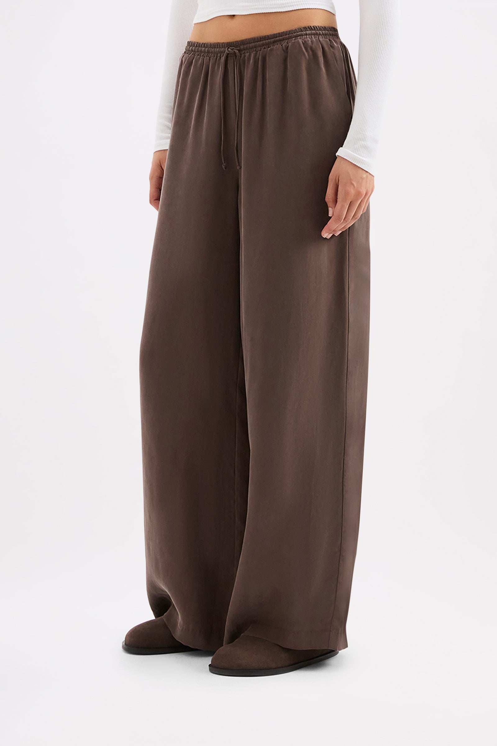 Rika Cupro Pant Walnut 