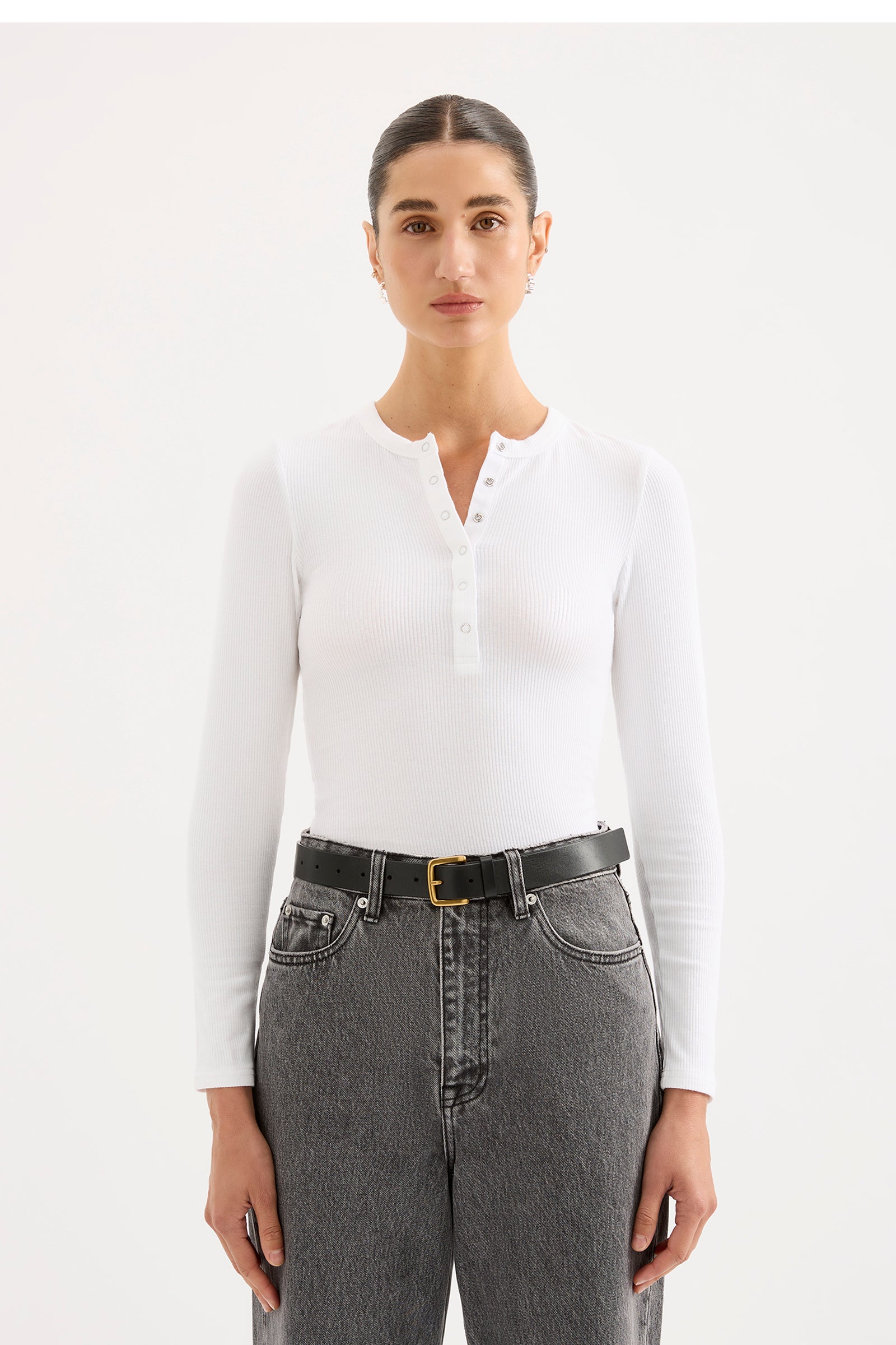 Binx Ls Top White 