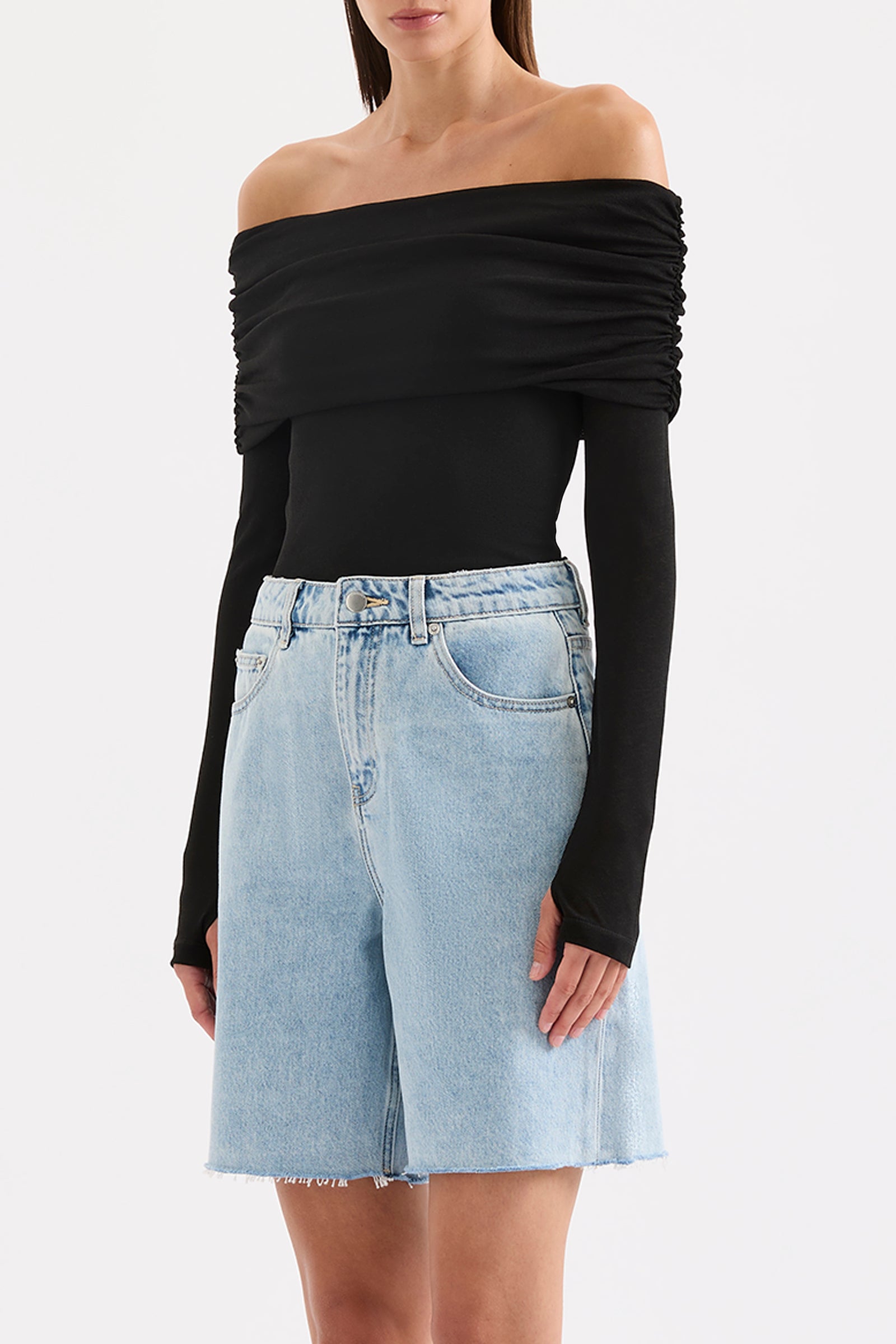 Dalton Mesh Top Black 