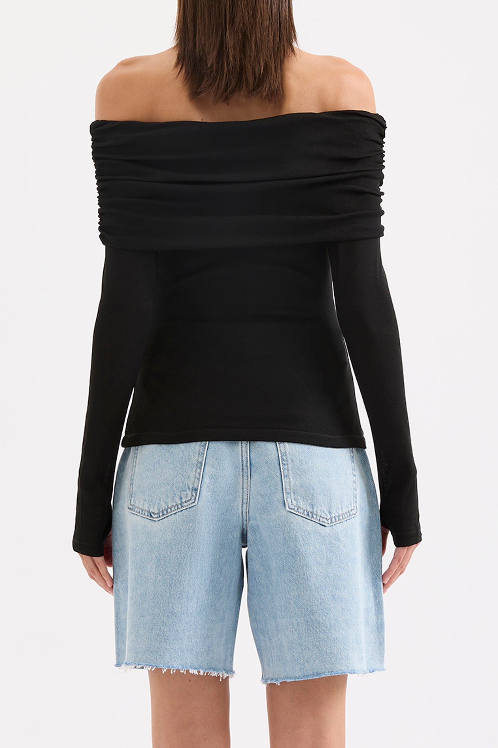 Dalton Mesh Top Black 