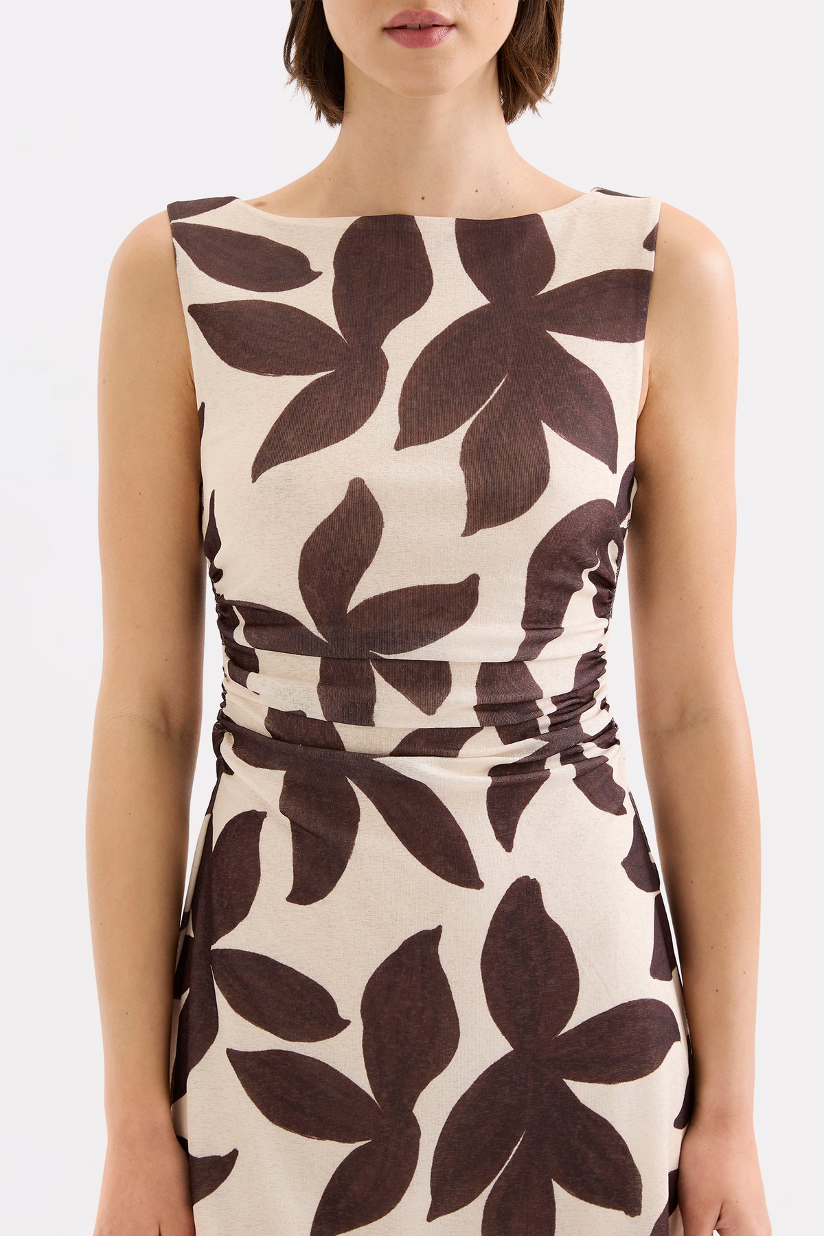Corfu Mesh Mini Dress Corfu Cream 
