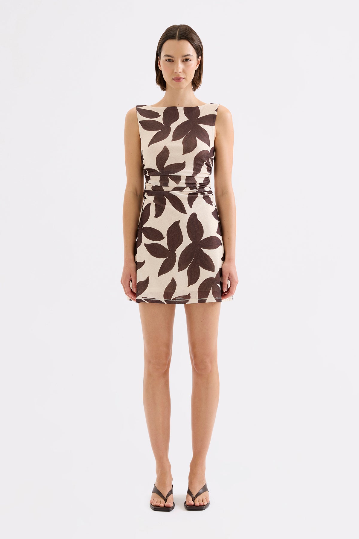 Corfu Mesh Mini Dress Corfu Cream 