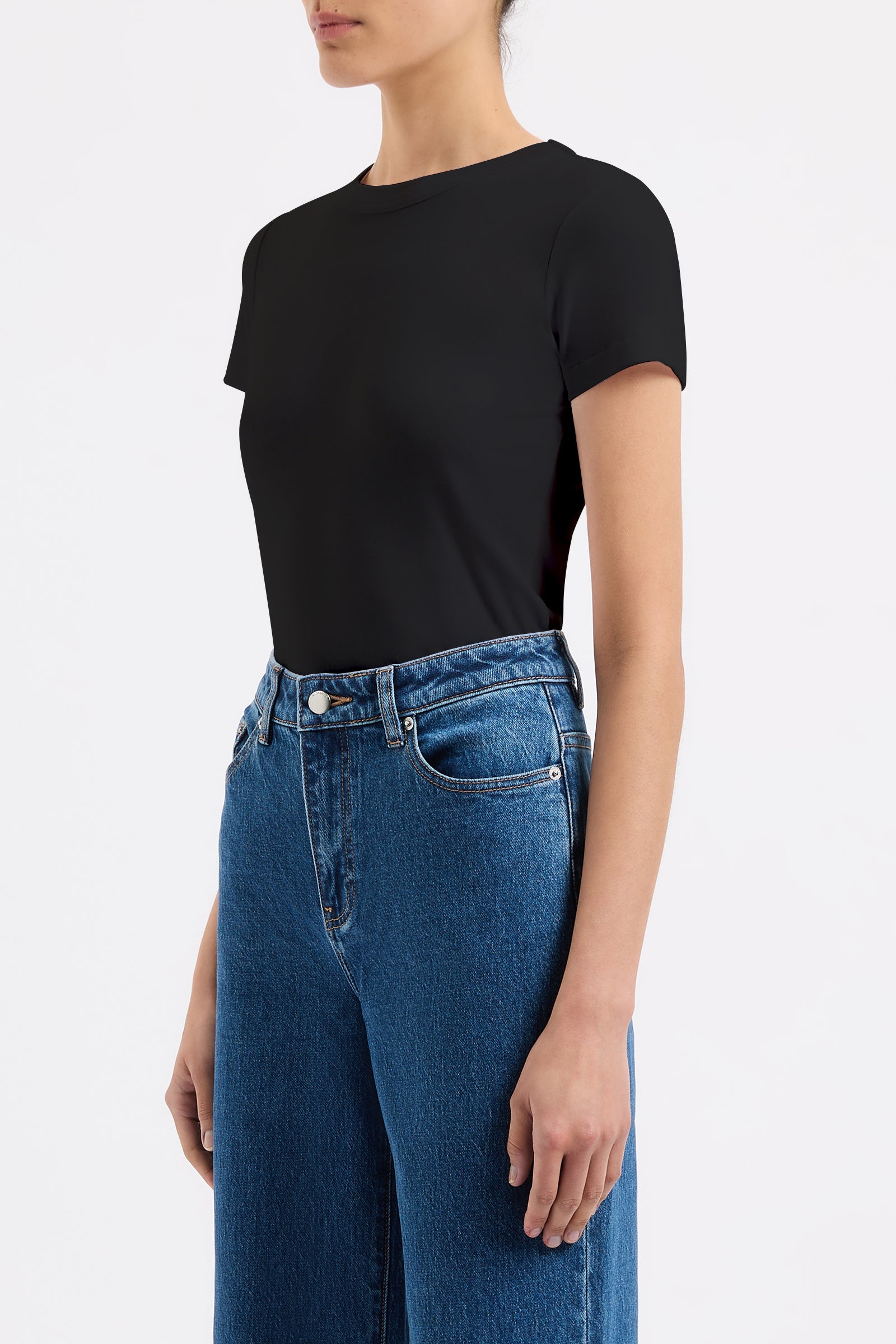 Organic Baby Tee Black 