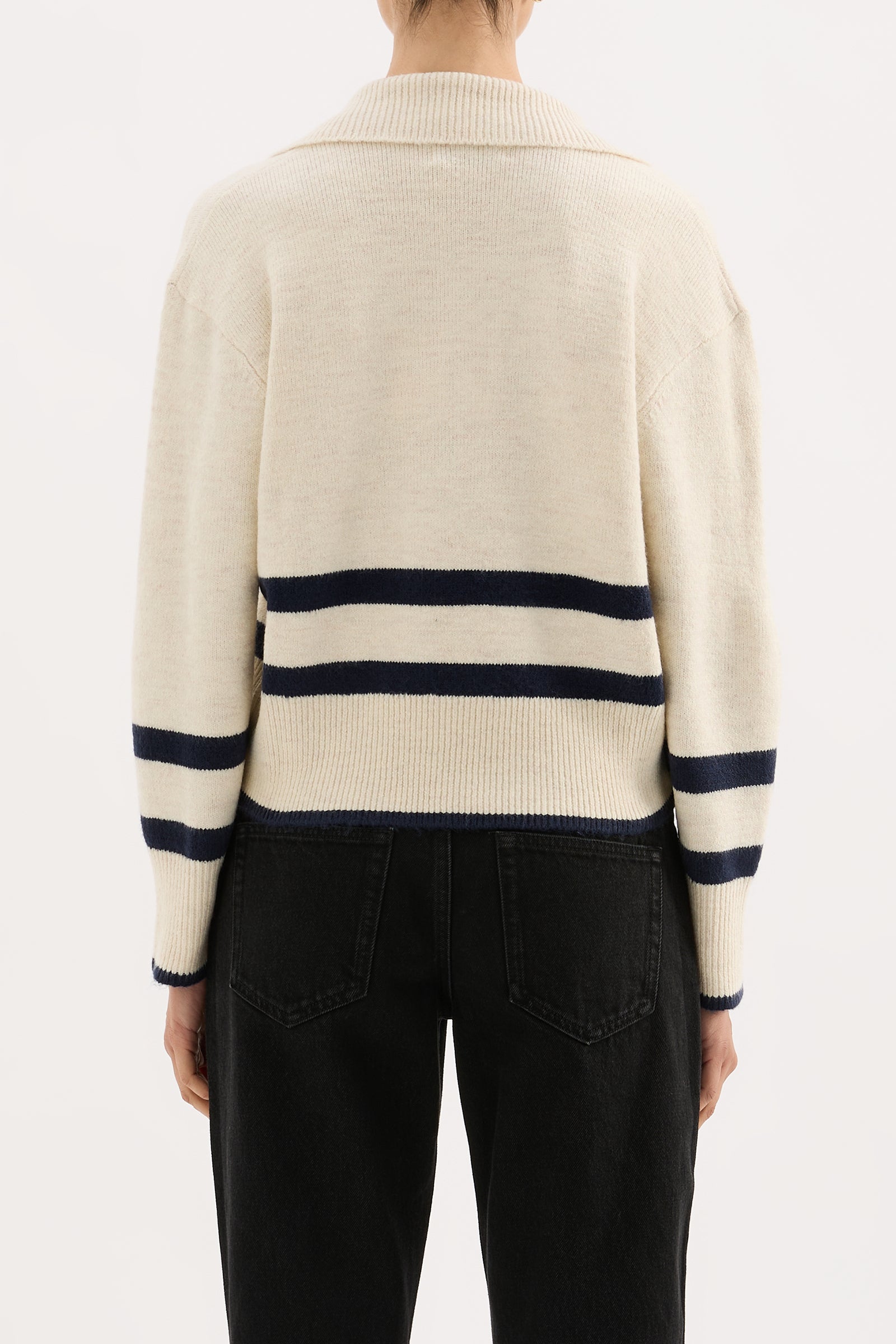 Archer Rugby Knit Cloud Stripe 