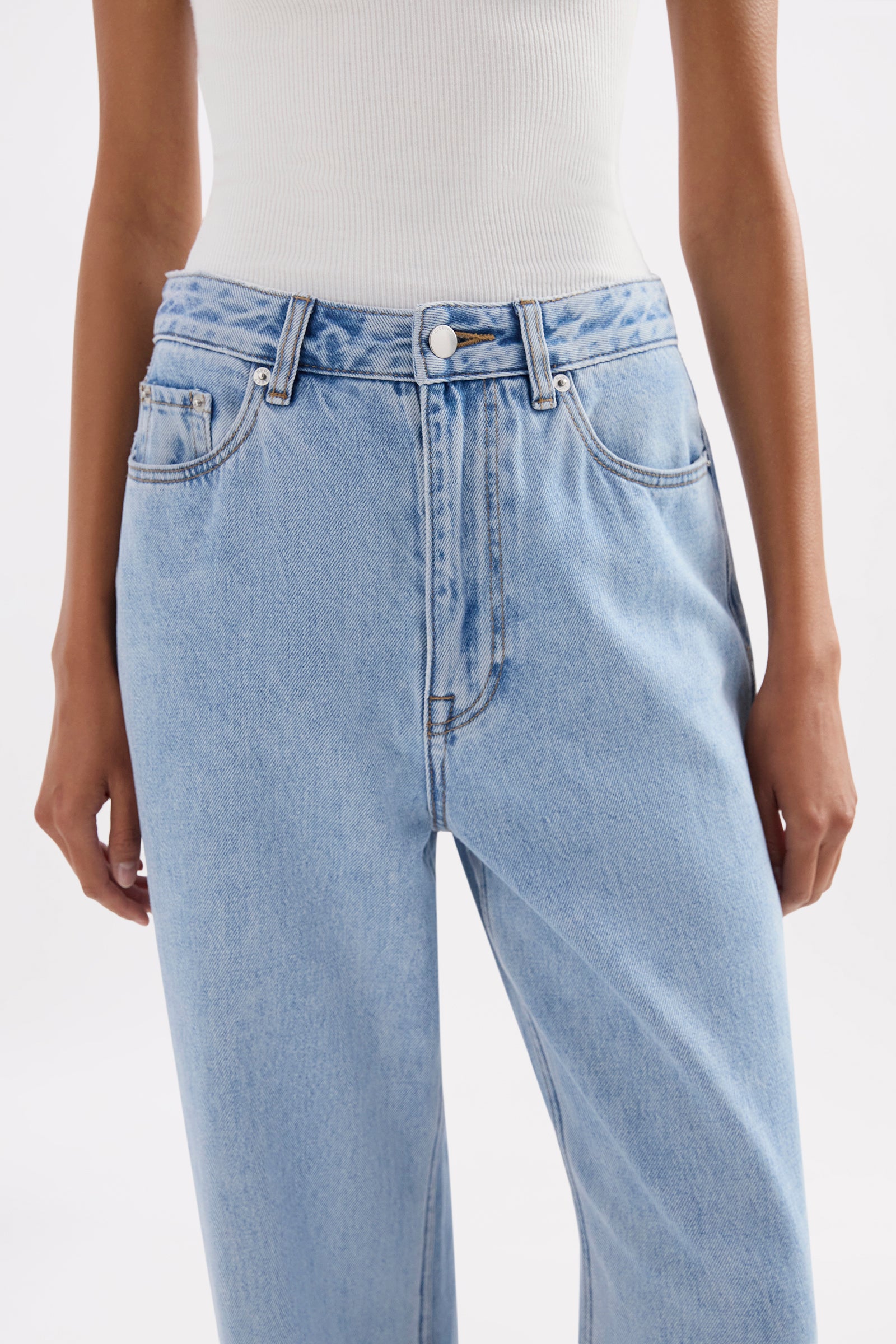 Organic Baggy Jean Soft Blue 