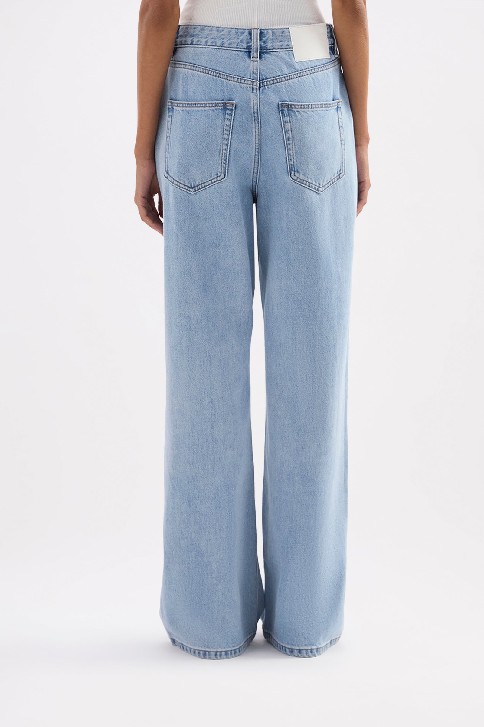 Organic Baggy Jean Soft Blue 