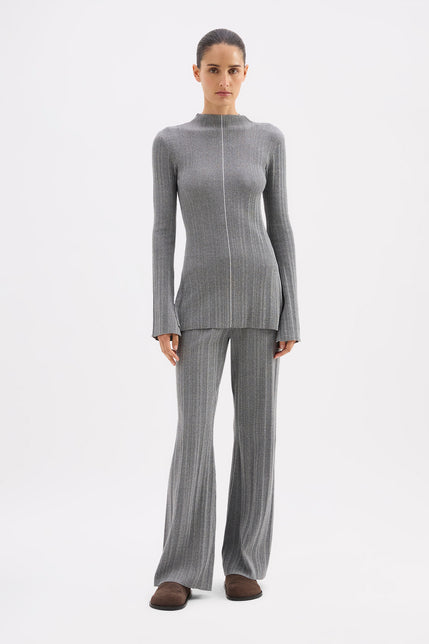 Sedona Knit Pant Grey Marle 