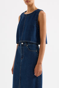 SIA DENIM TOP