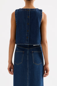 SIA DENIM TOP