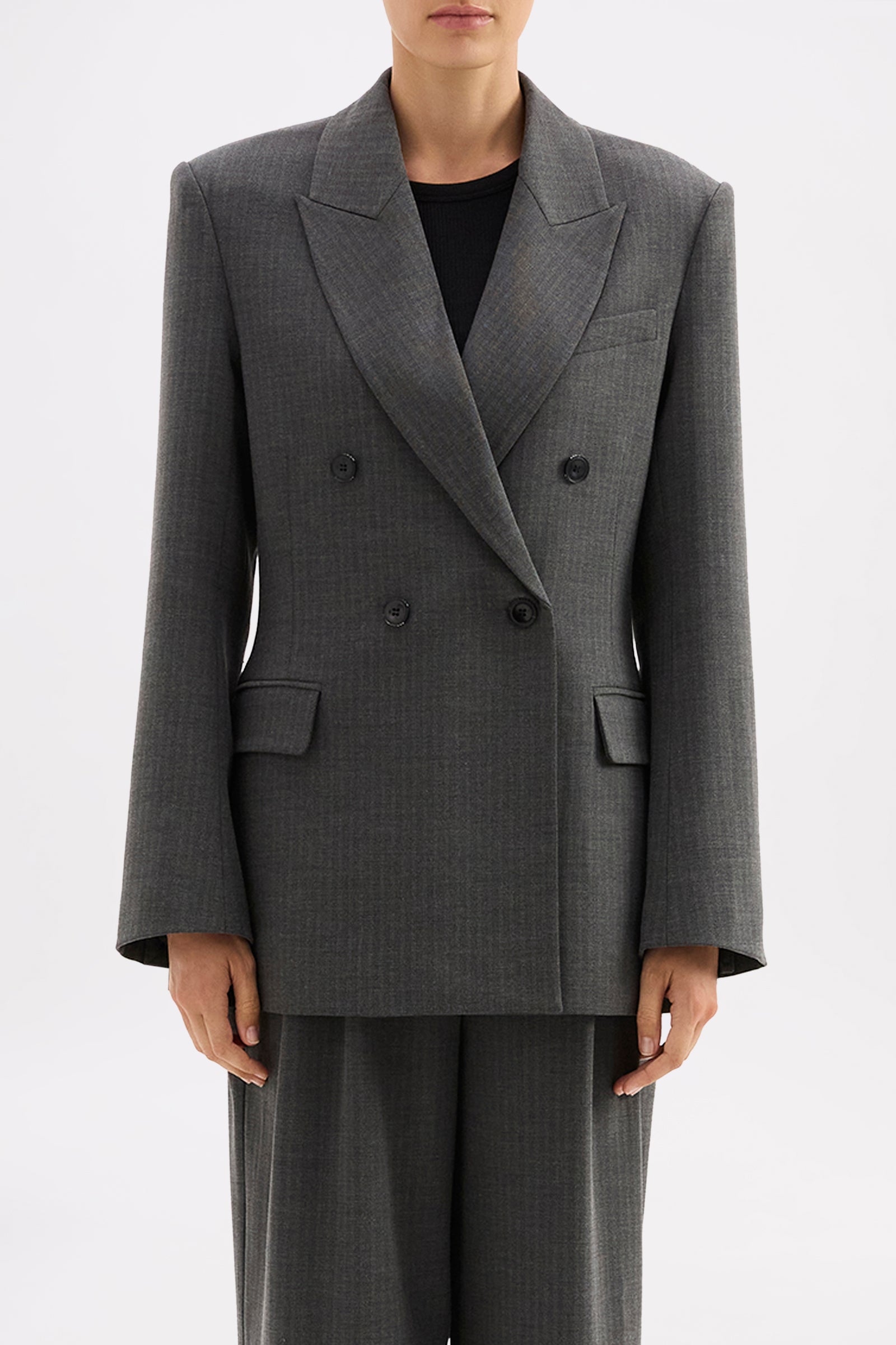 Fosca Blazer Charcoal 