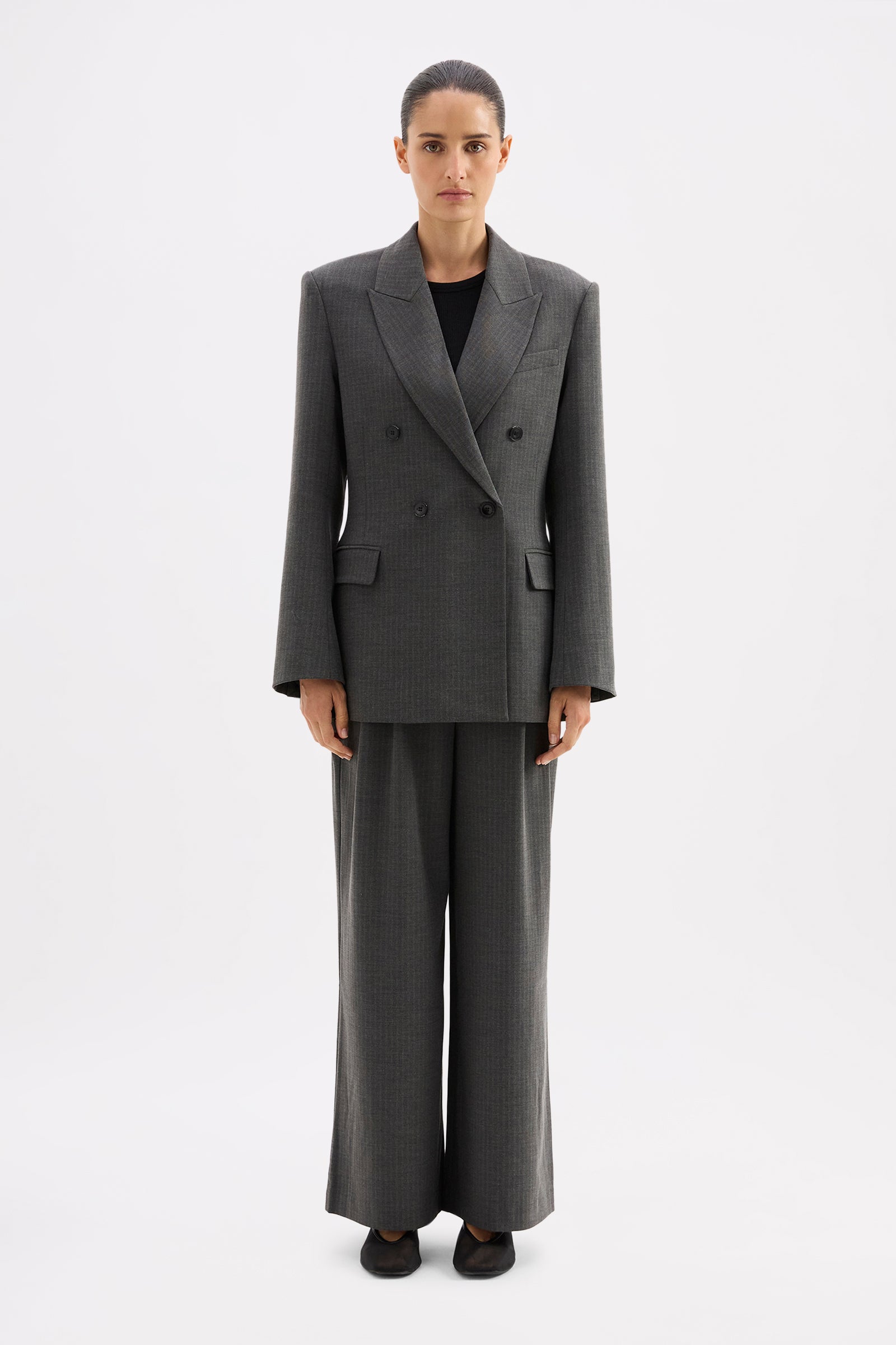 Fosca Blazer Charcoal 
