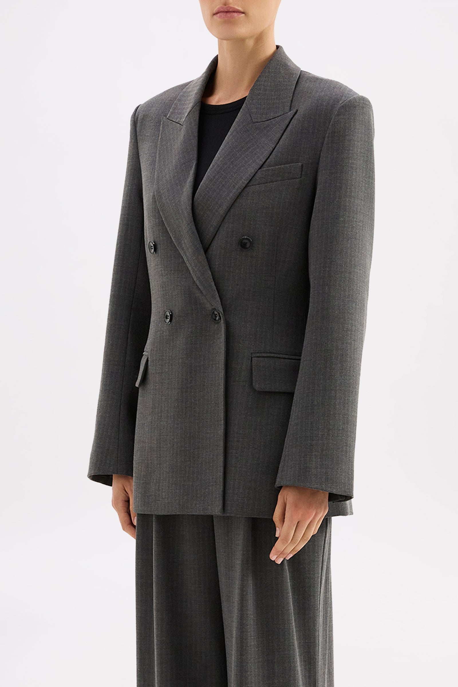 Fosca Blazer Charcoal 