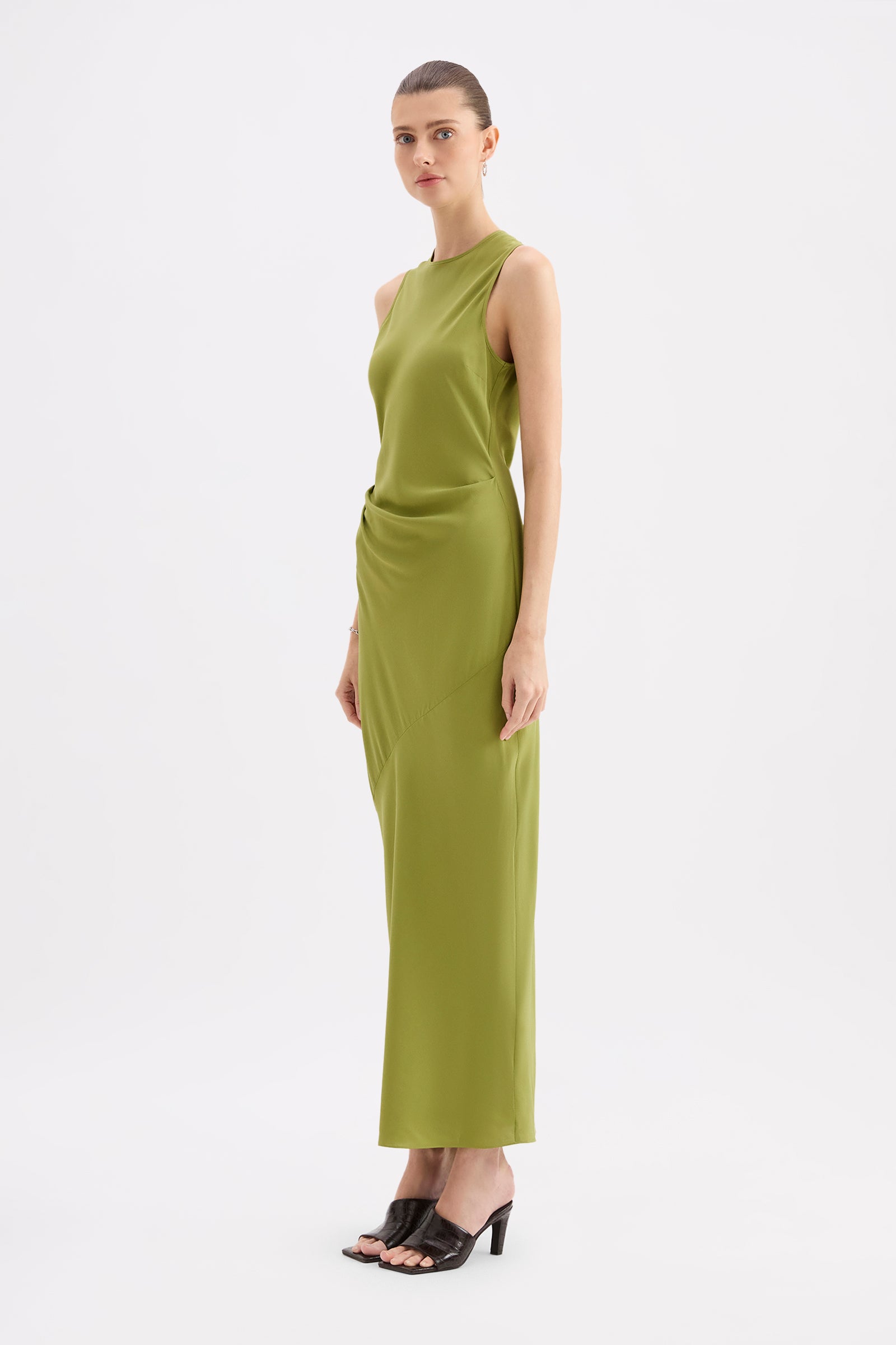 Lucine Slip Maxi Dress Cactus 