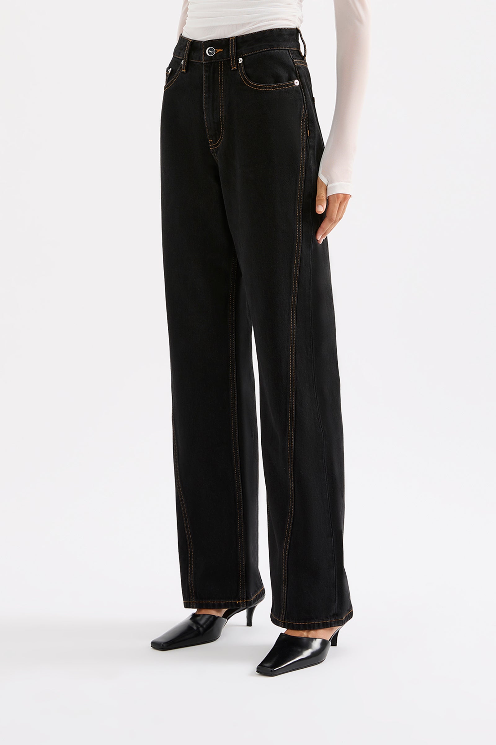 Inaya Denim Jean Black 