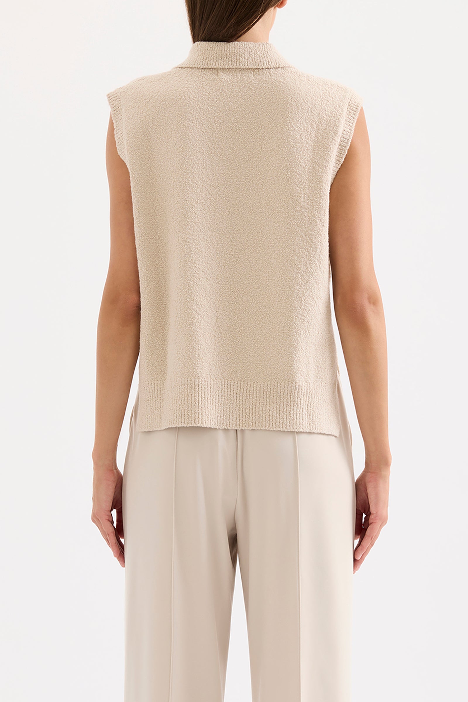 Ordell Knit Vest Buff 
