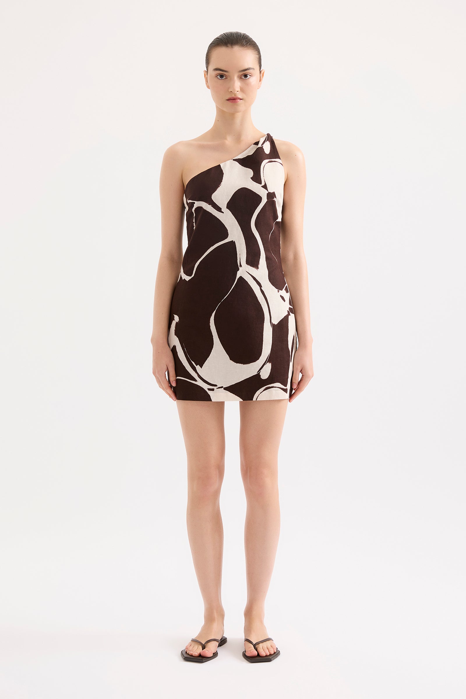 Ombra Linen Mini Dress Ombra 