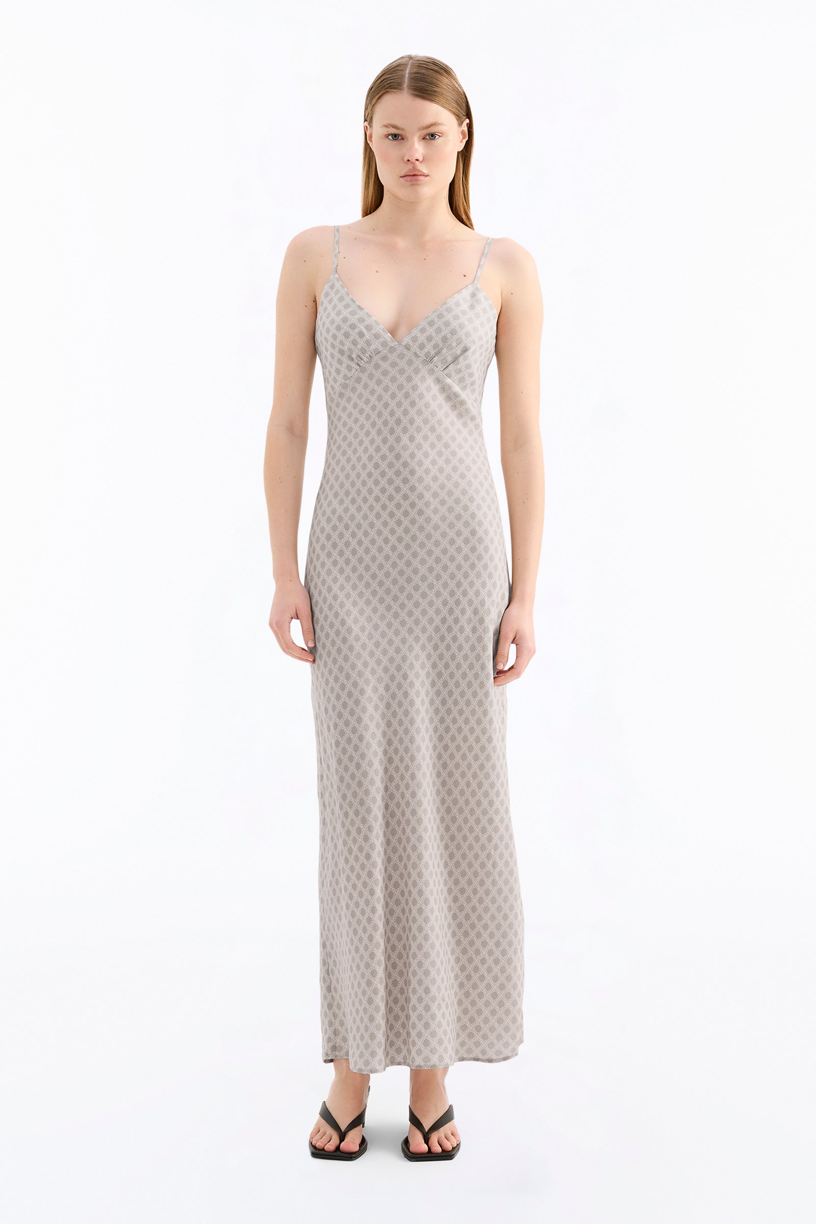 Cosmos Cupro Slip Dress Cosmos 