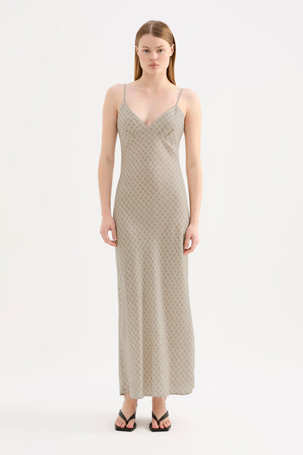 Cosmos Cupro Slip Dress Cosmos 