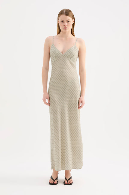 Cosmos Cupro Slip Dress Cosmos 