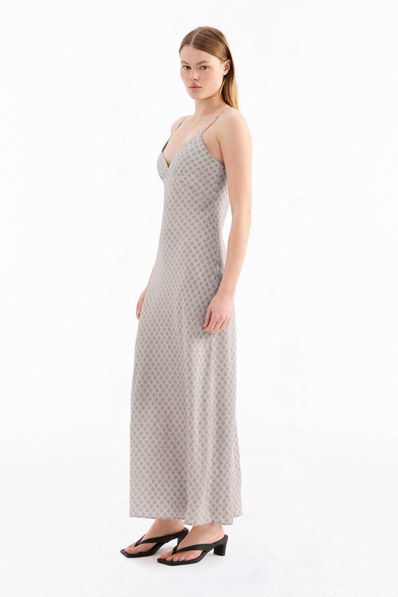 Cosmos Cupro Slip Dress Cosmos 