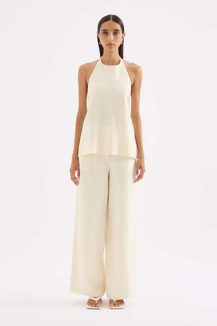 Linnea Linen Top Chamomile 