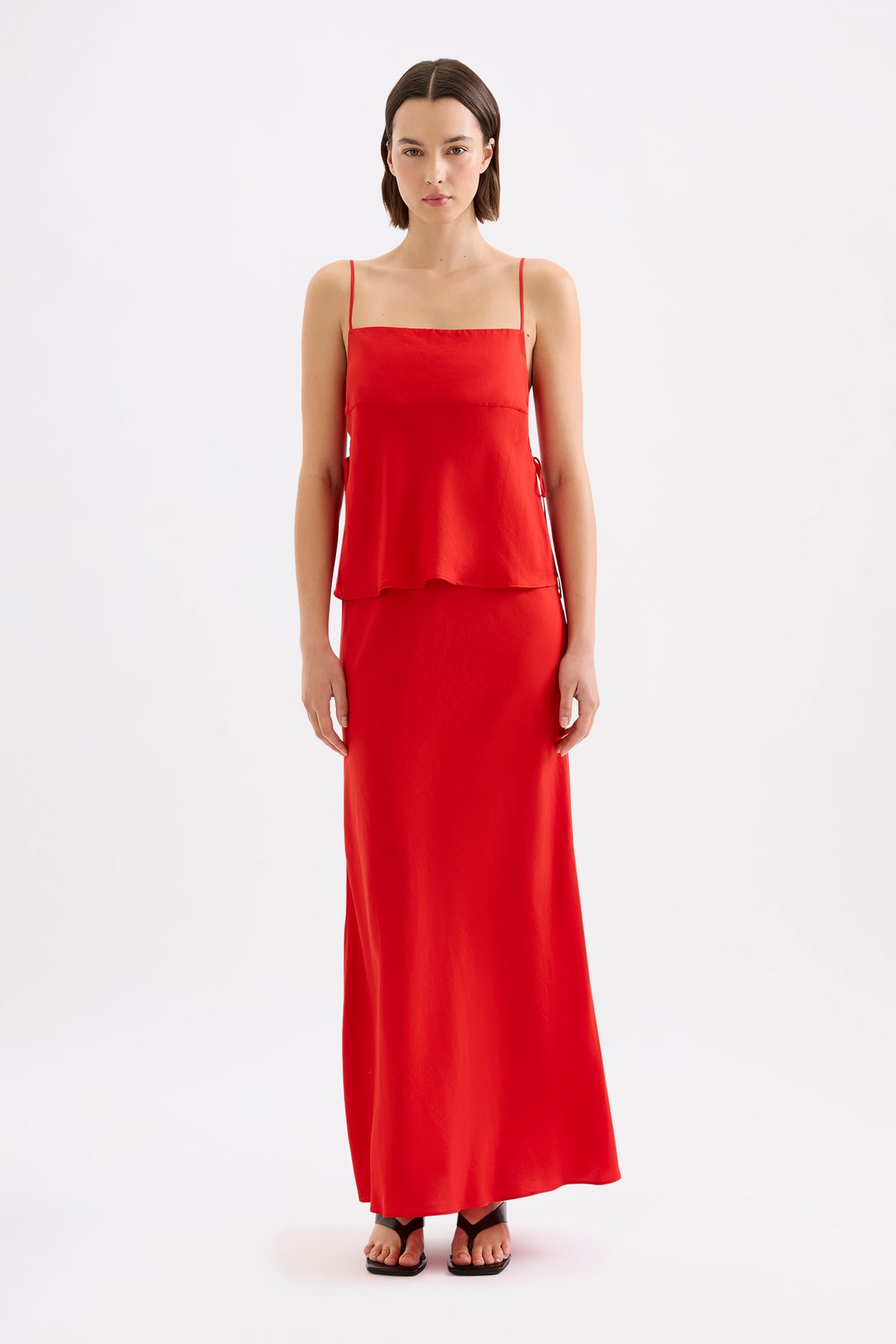 Jaslynn Tencel Skirt Poppy 