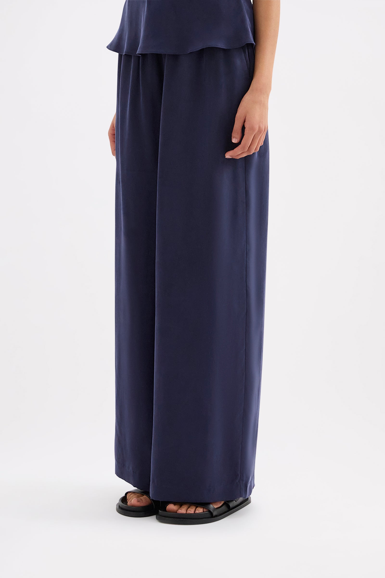 Rika Cupro Pant Ink 