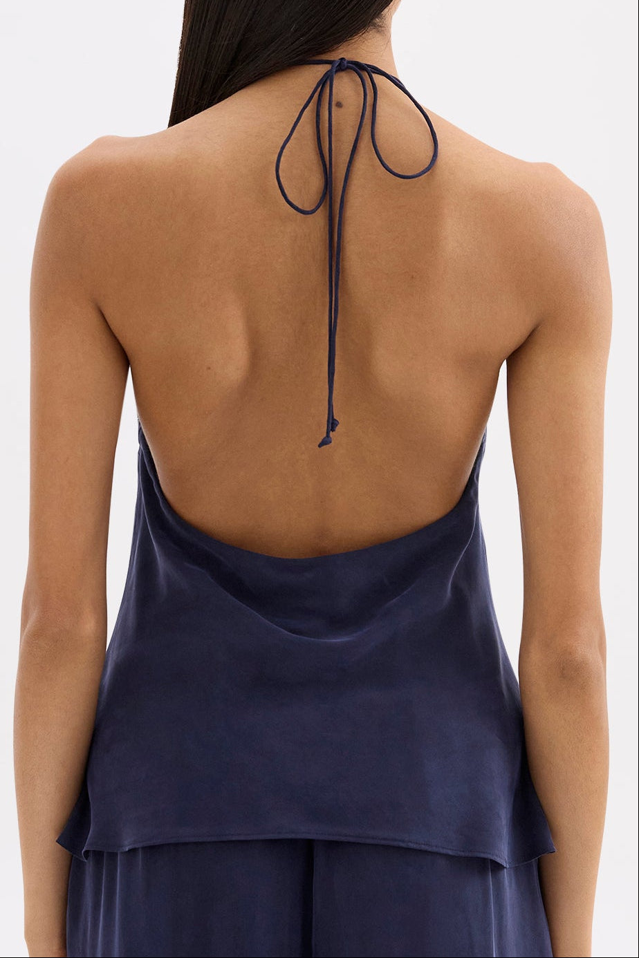 Raye Cupro Halter Top Ink 