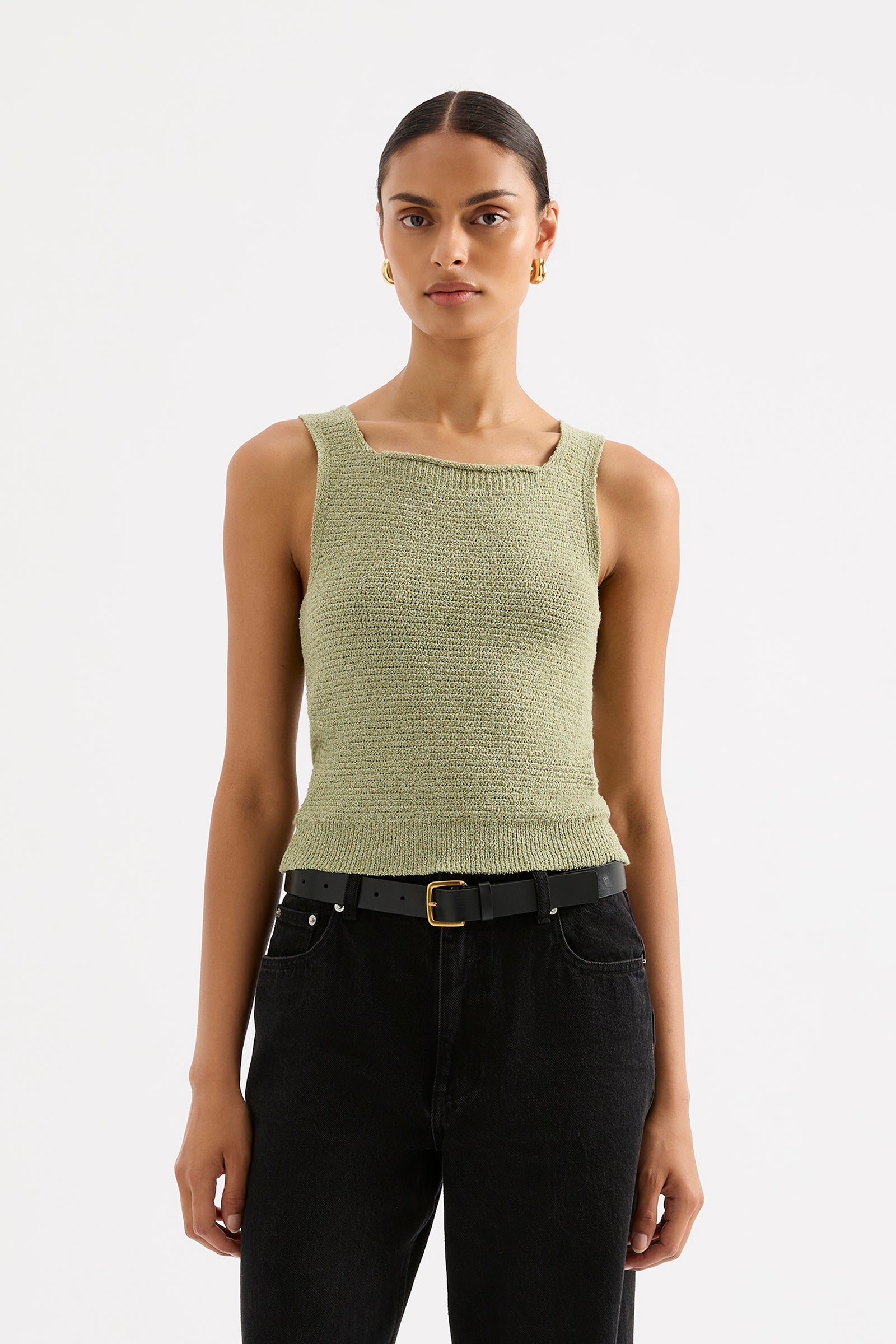 Miru Knit Tank Lime 