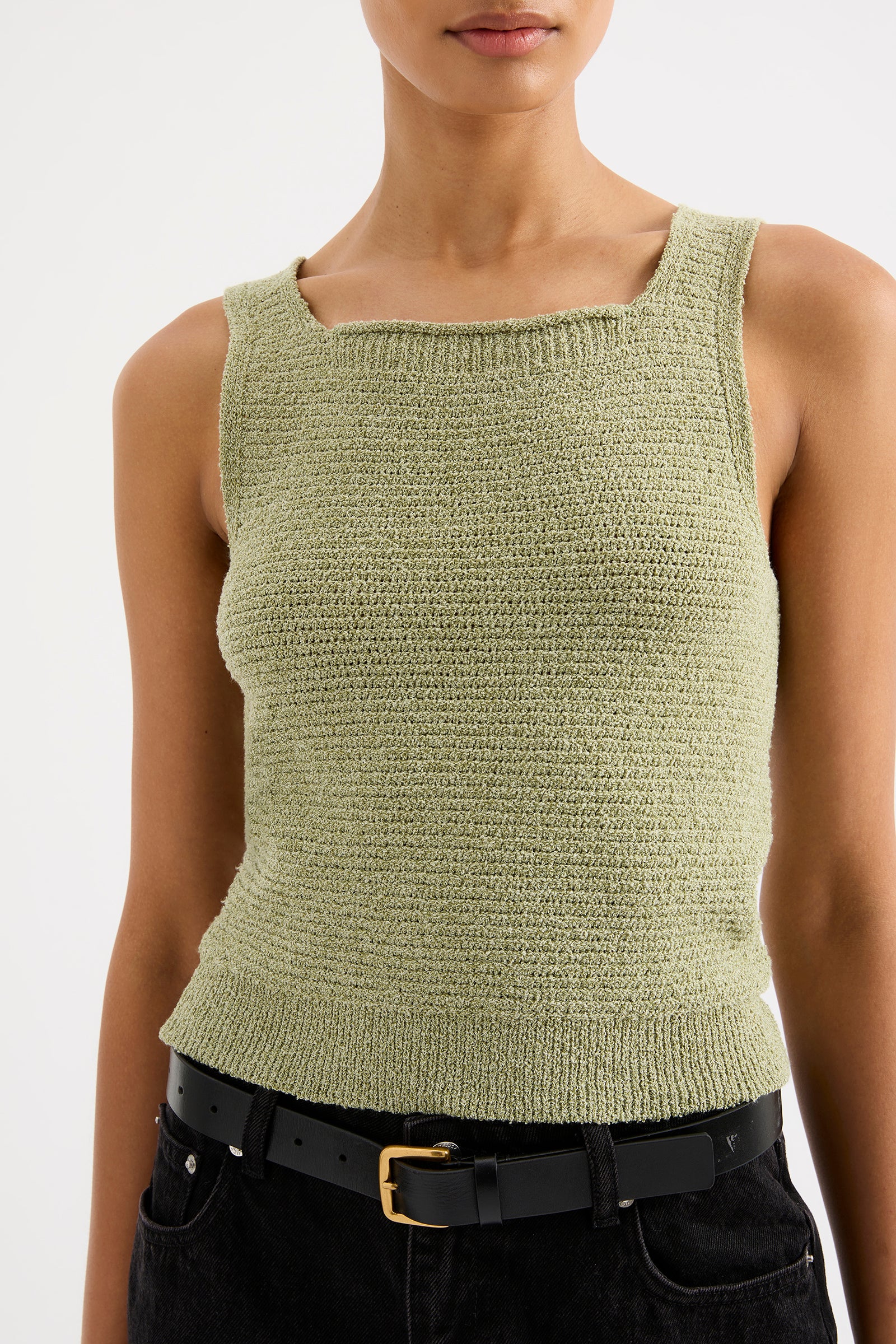 Miru Knit Tank Lime 
