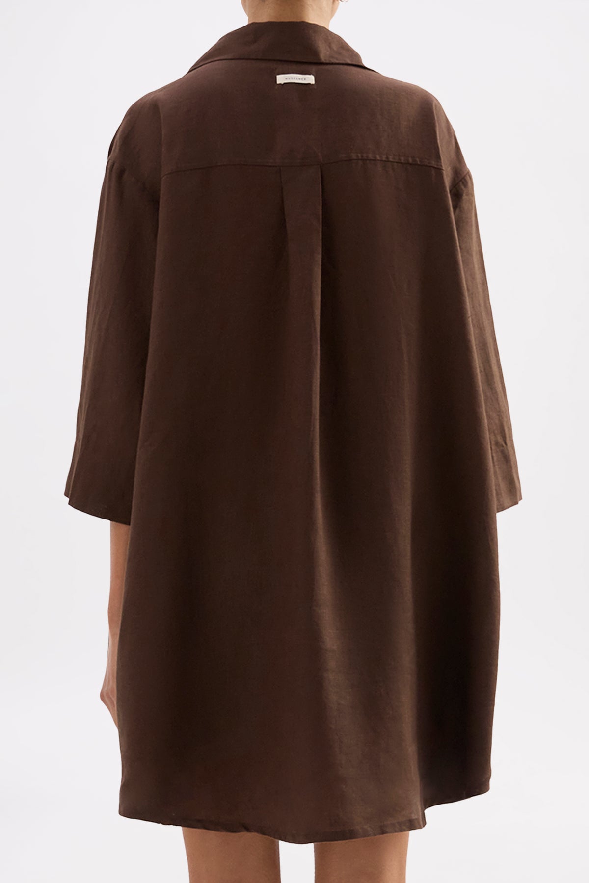 Lounge Linen Longline Shirt & Short Set 