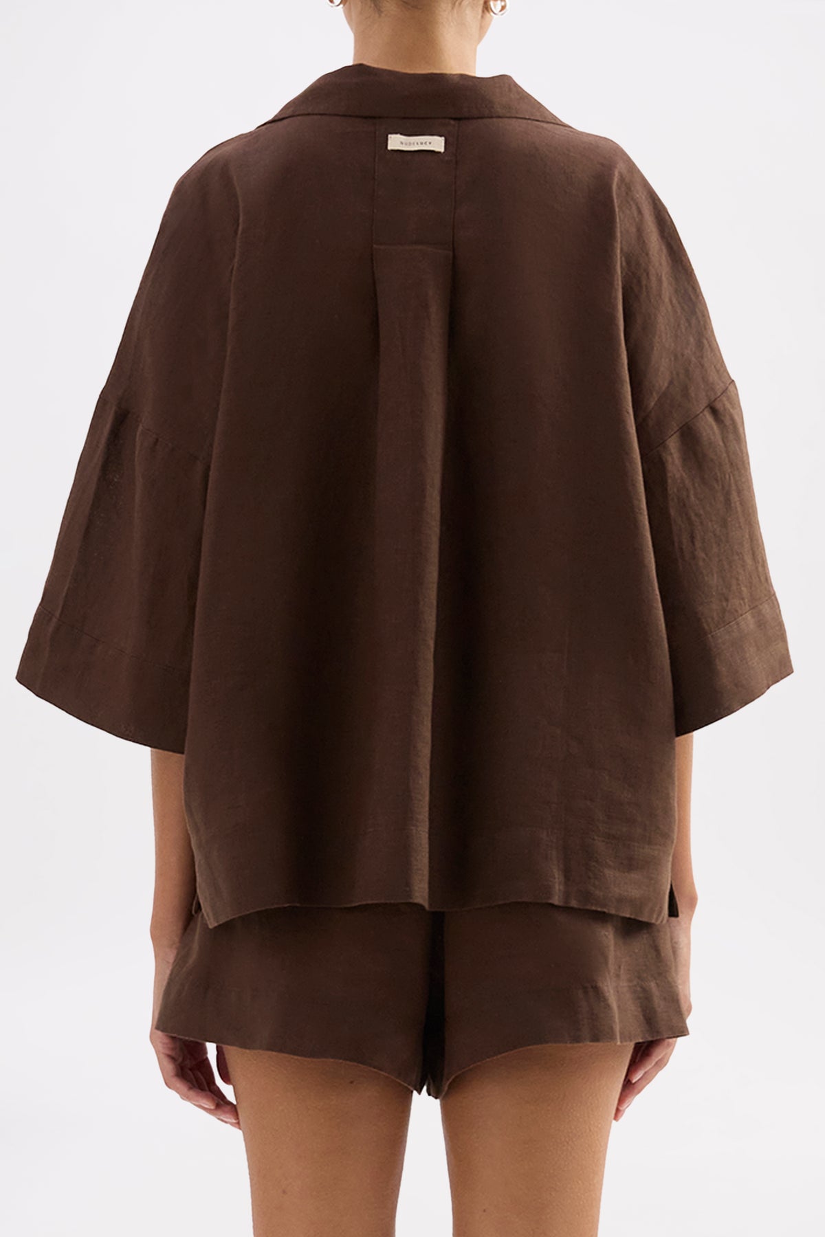 Lounge Linen Shirt & Short Set 