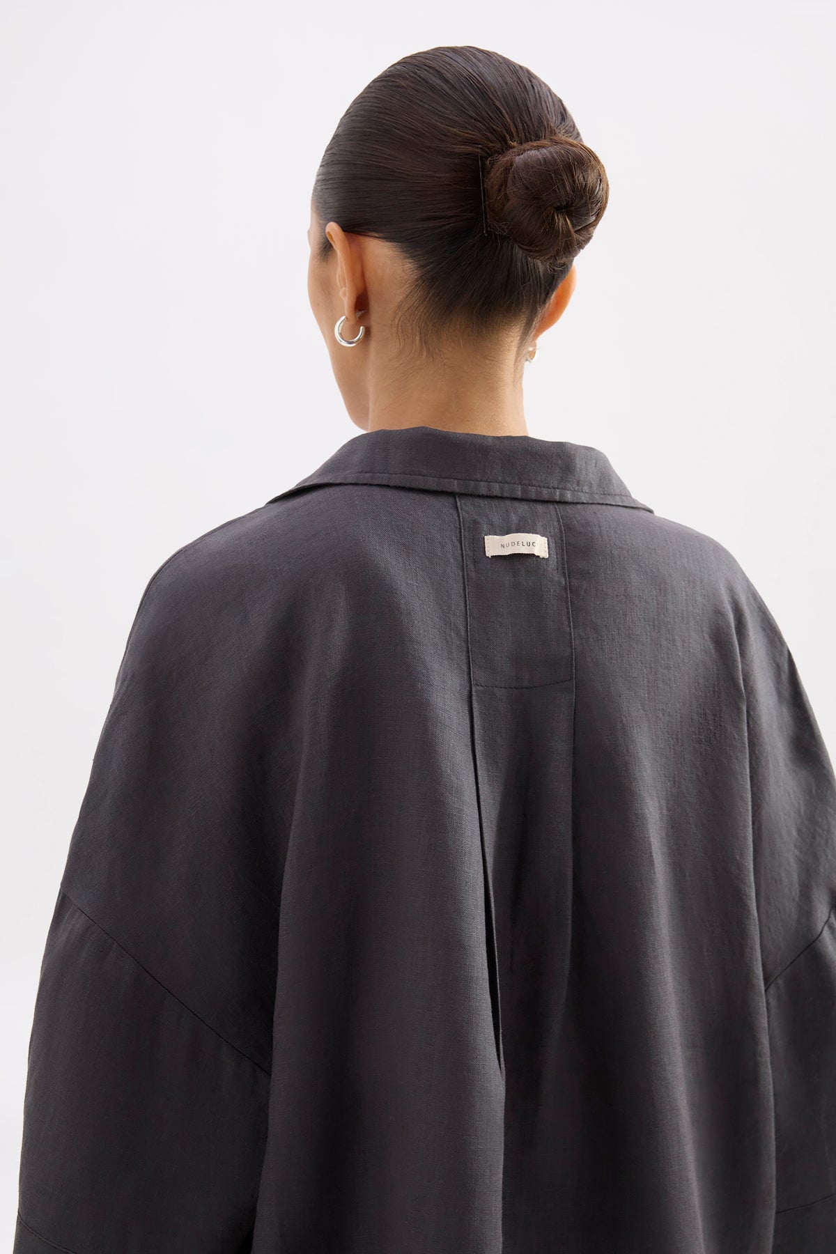 Lounge Linen Longline Shirt & Short Set 