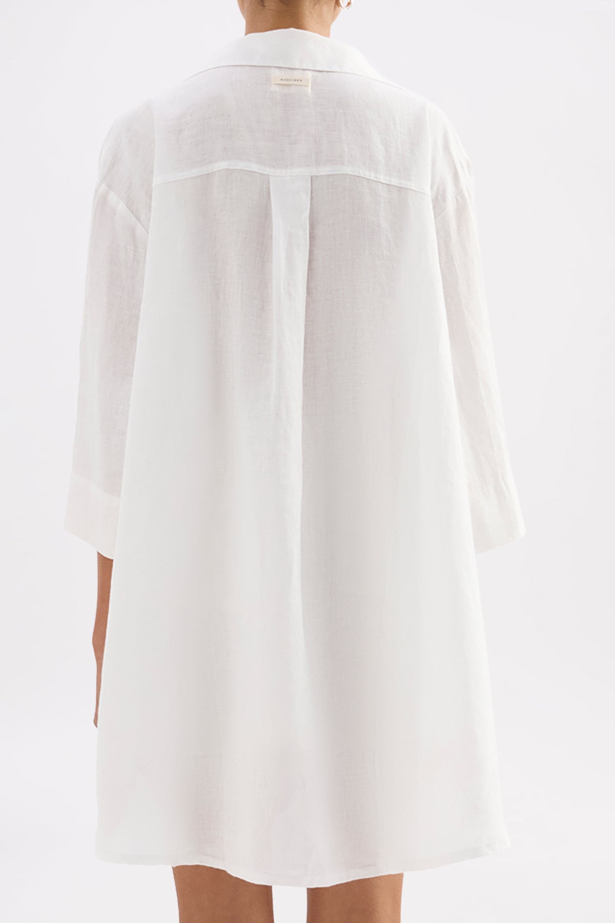 Lounge Linen Longline Shirt & Short Set 