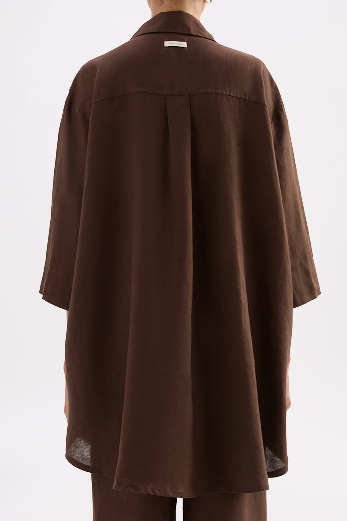 Lounge Linen Longline Shirt & Pant Set 