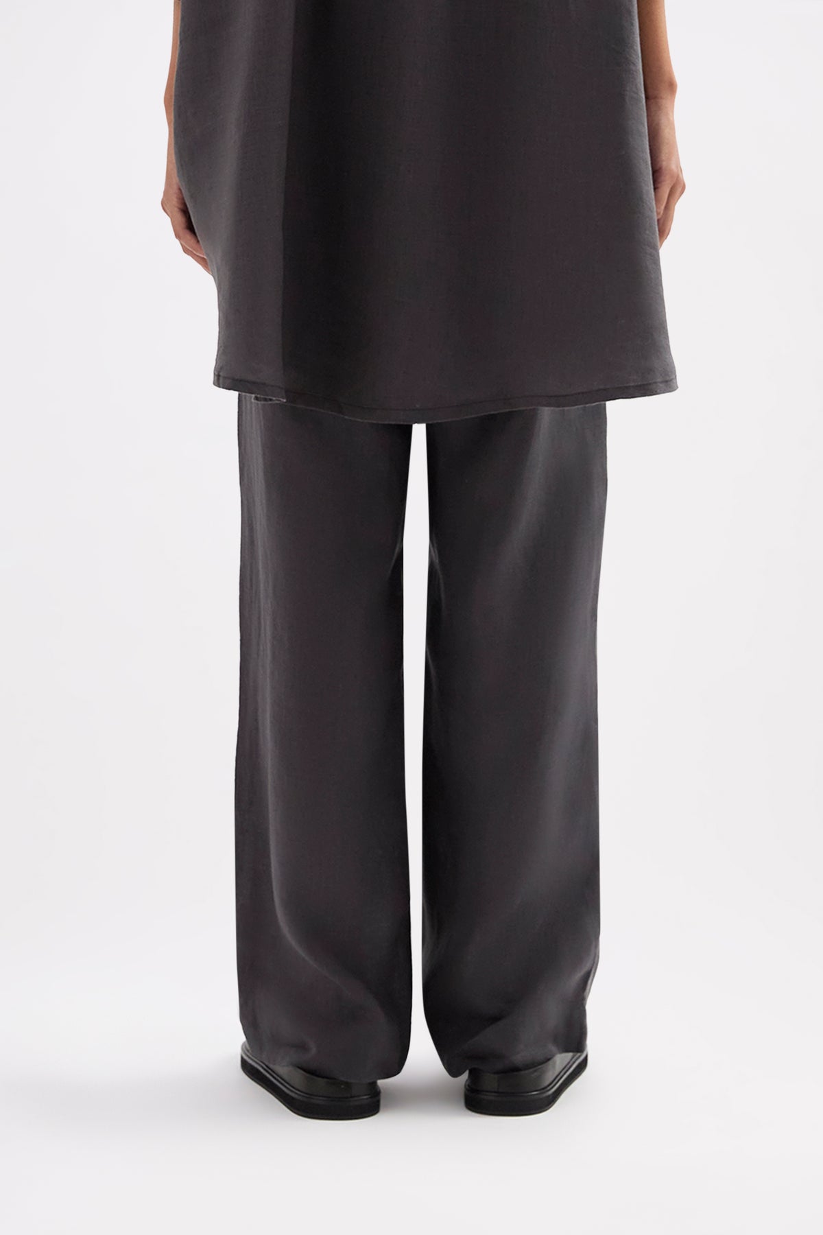 Lounge Linen Longline Shirt & Pant Set 