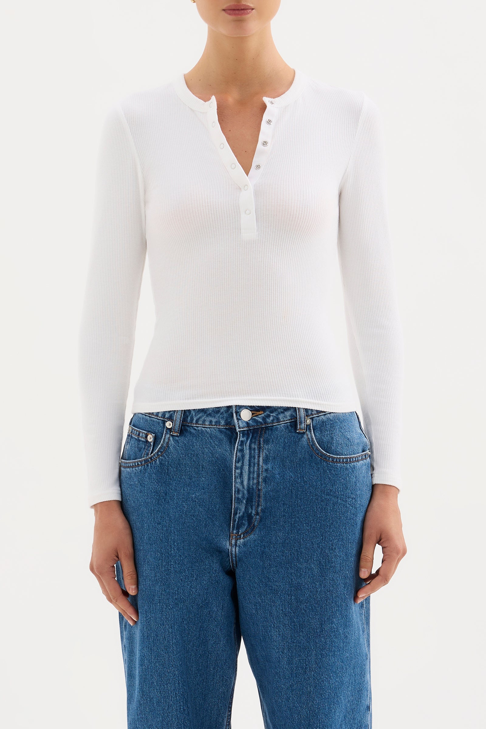 Binx Ls Top White 