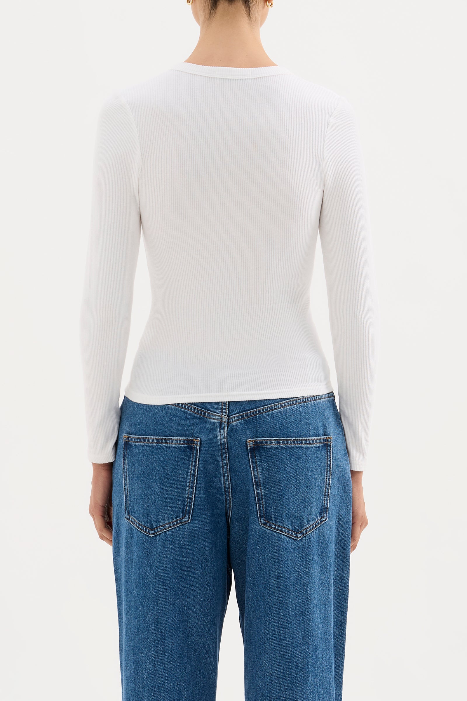 Binx Ls Top White 
