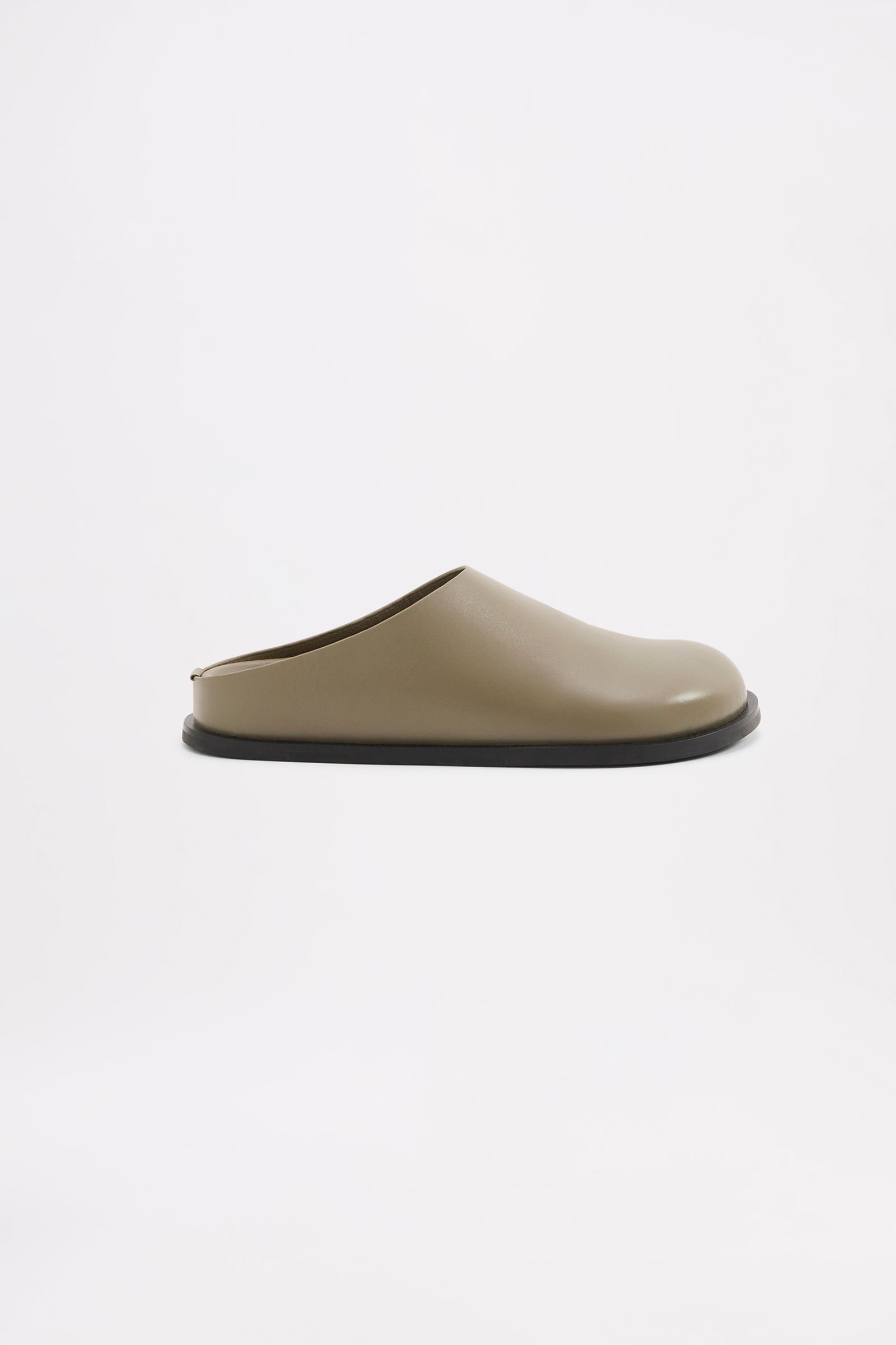Rami Leather Clog Olive 