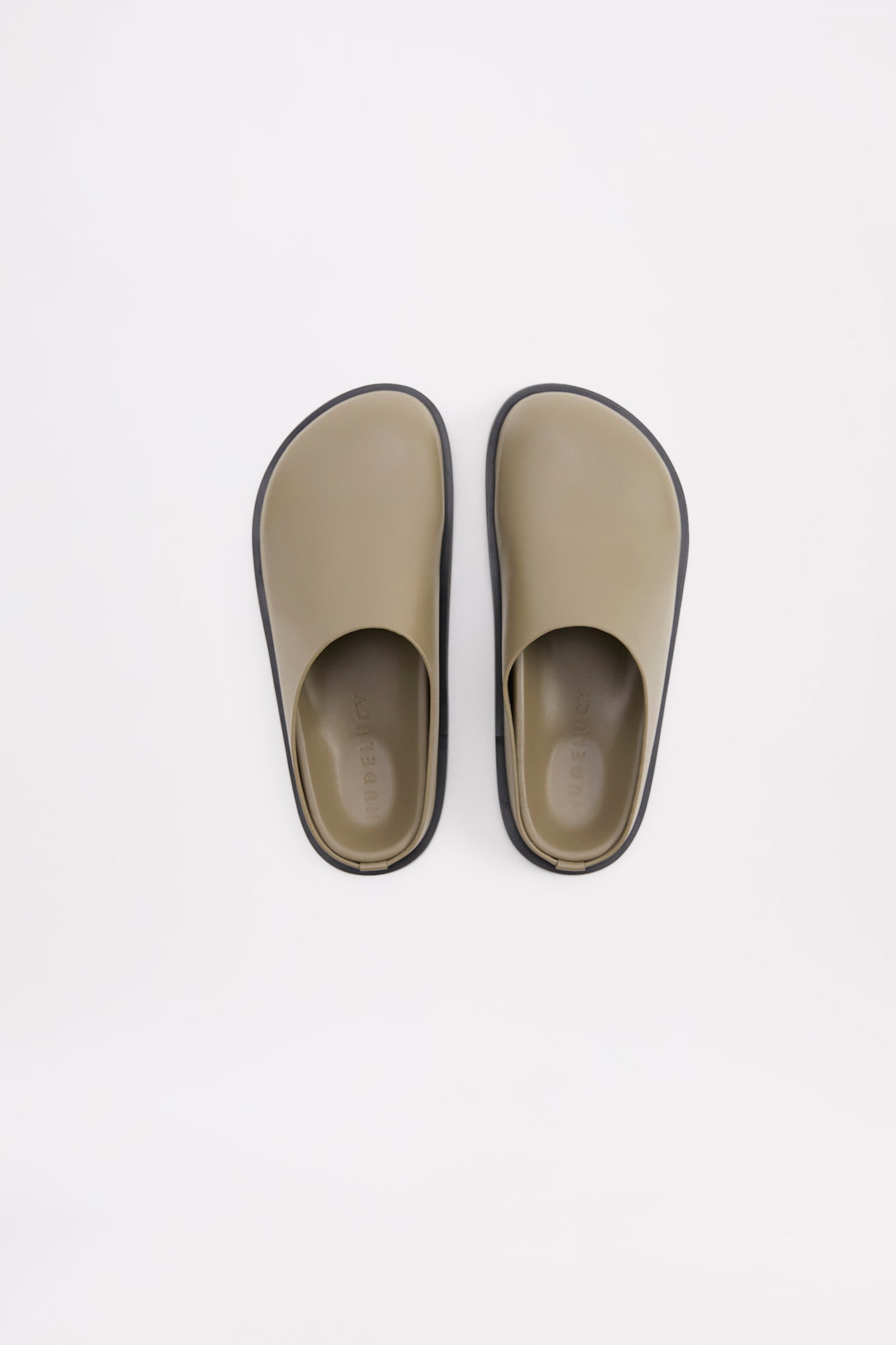 Rami Leather Clog Olive 