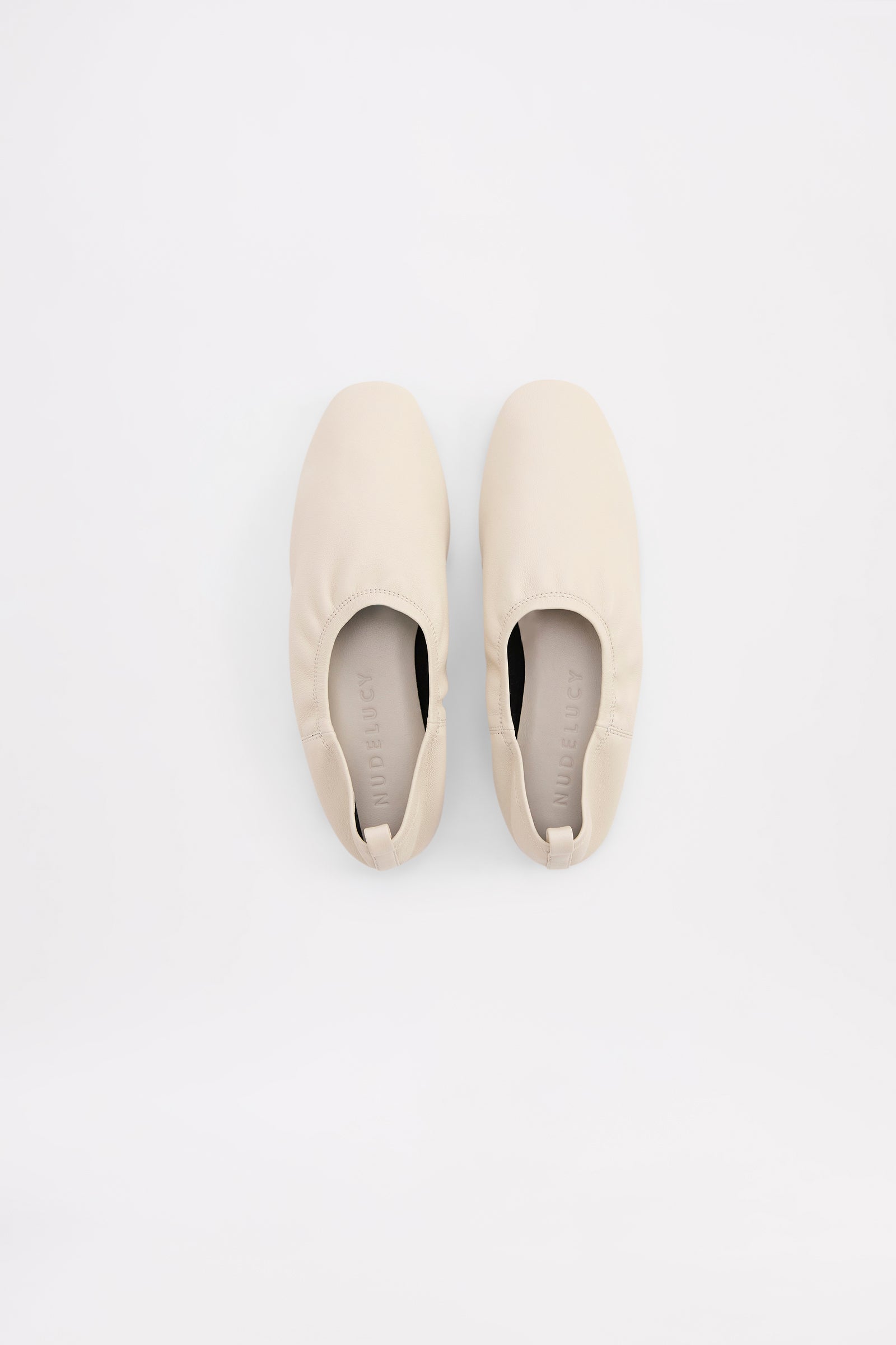 Haven Leather Flat Ivory 
