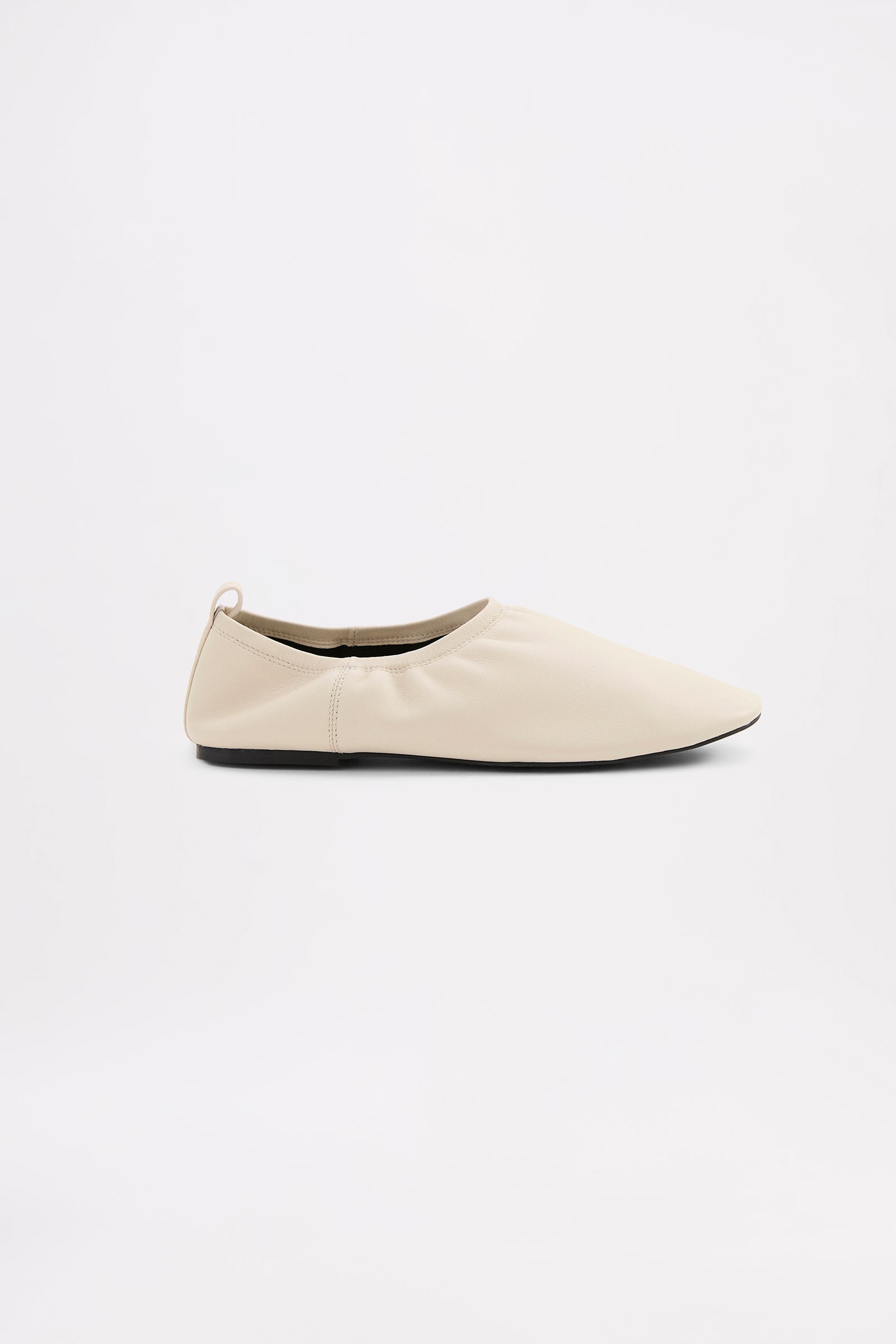 Haven Leather Flat Ivory 