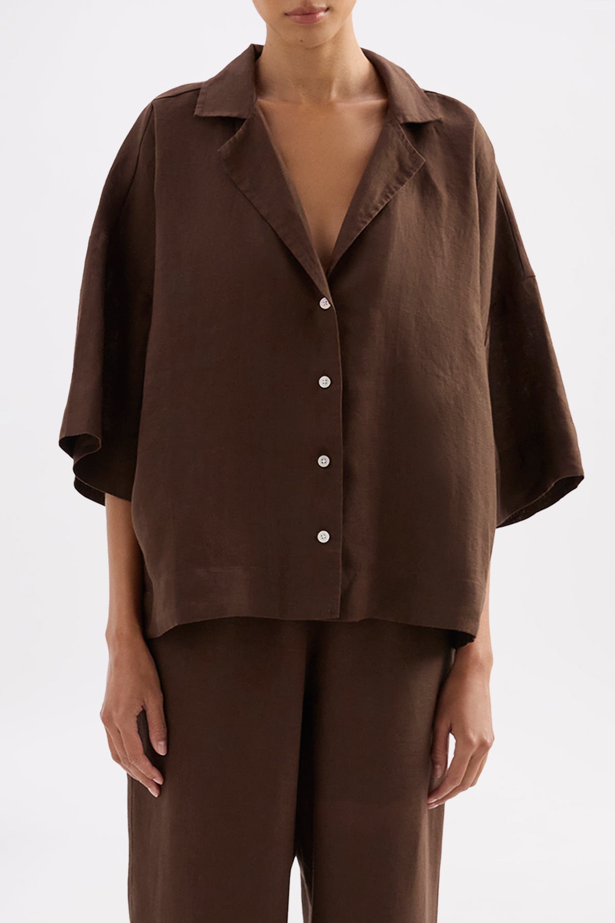 Lounge Linen Shirt & Pant Set 
