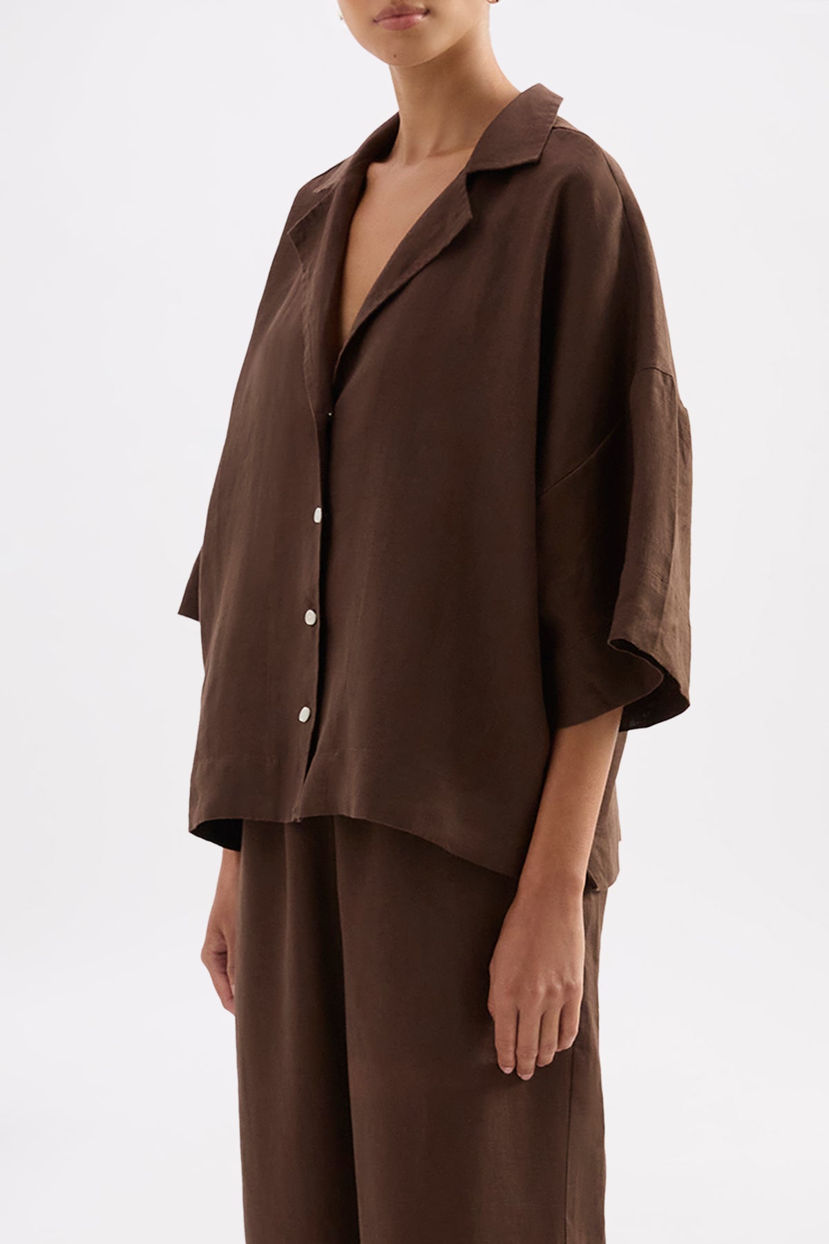 Lounge Linen Shirt & Pant Set 