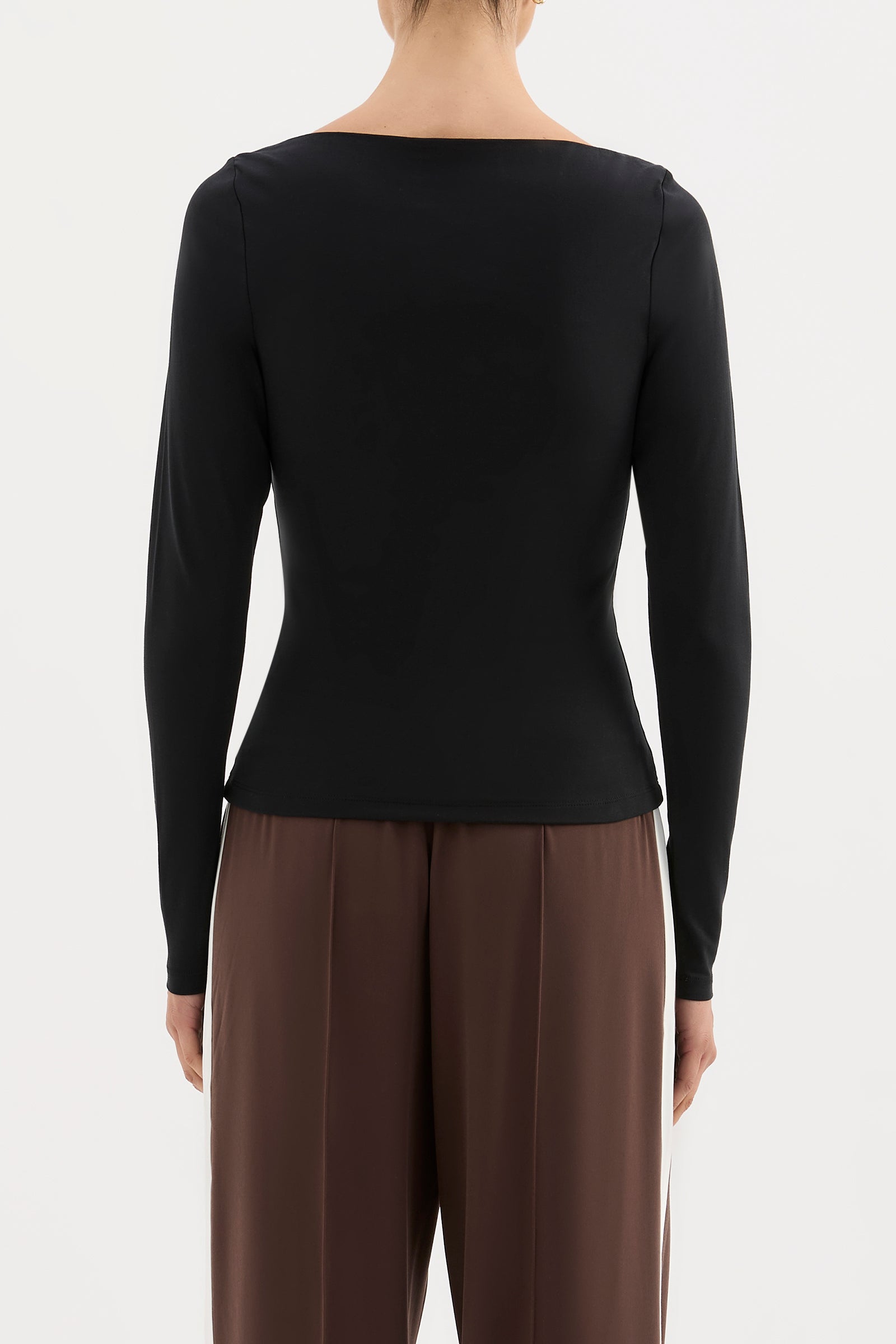 Lilah Ls Top Black 
