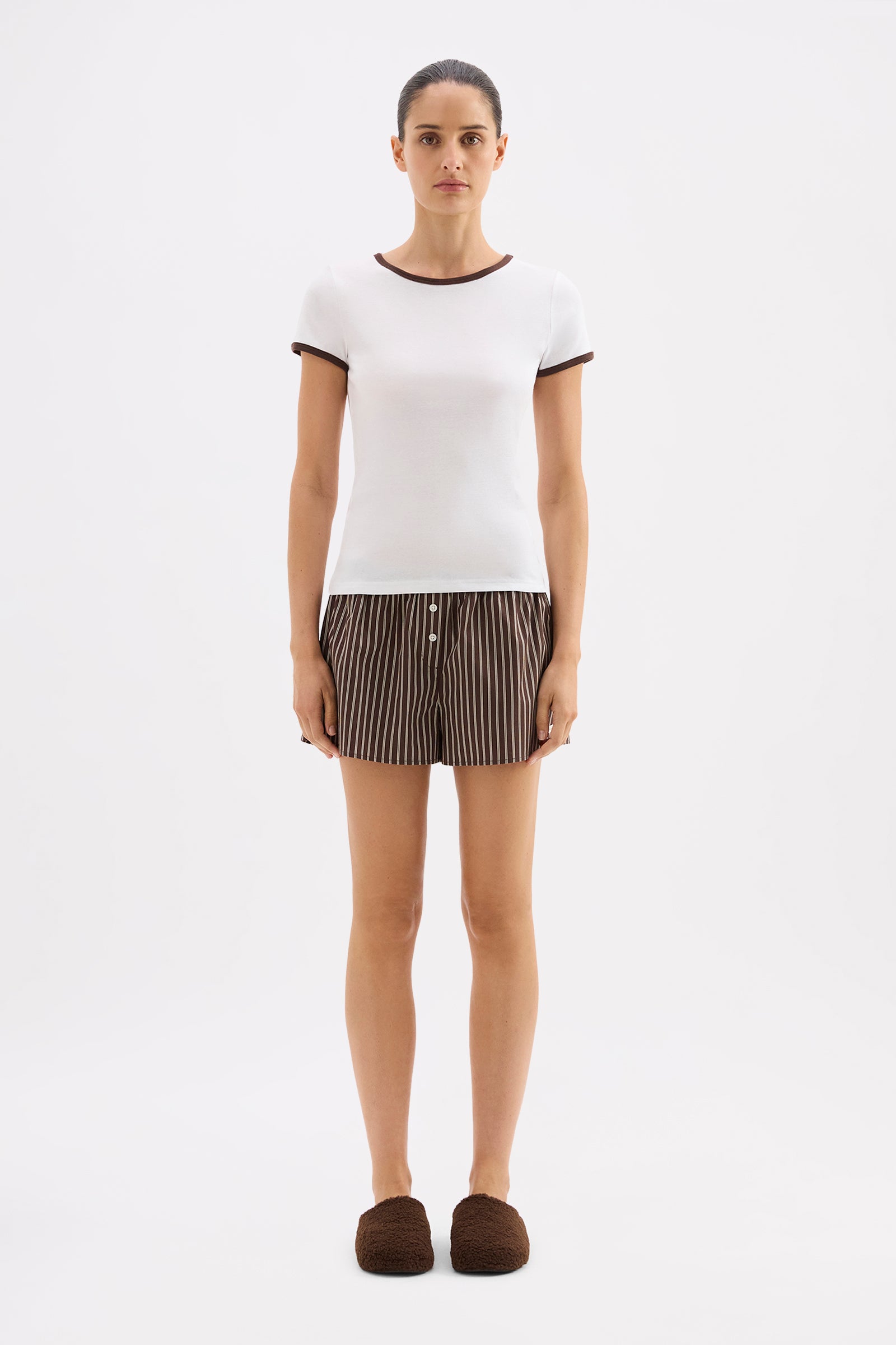 Organic Lounge Baby Tee White 